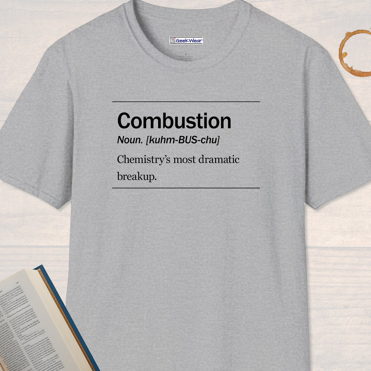 GeekWear Science Definitions Combustion T-Shirt