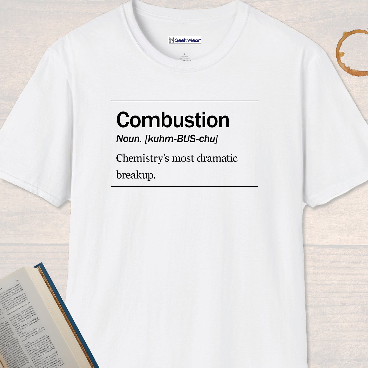 GeekWear Science Definitions Combustion T-Shirt