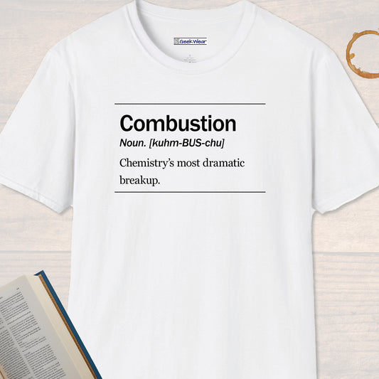 GeekWear Science Definitions Combustion T-Shirt