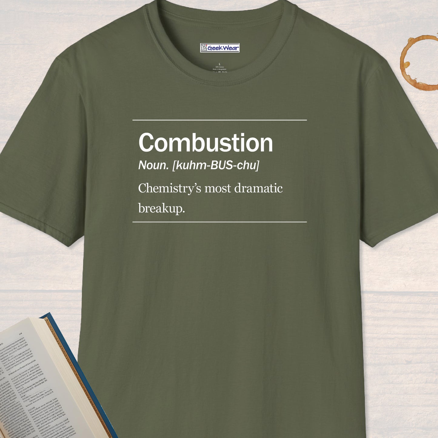 GeekWear Science Definitions Combustion T-Shirt