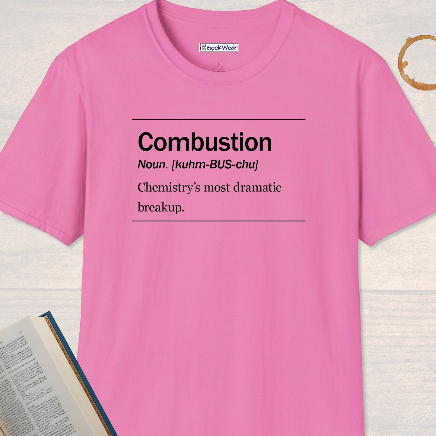 GeekWear Science Definitions Combustion T-Shirt