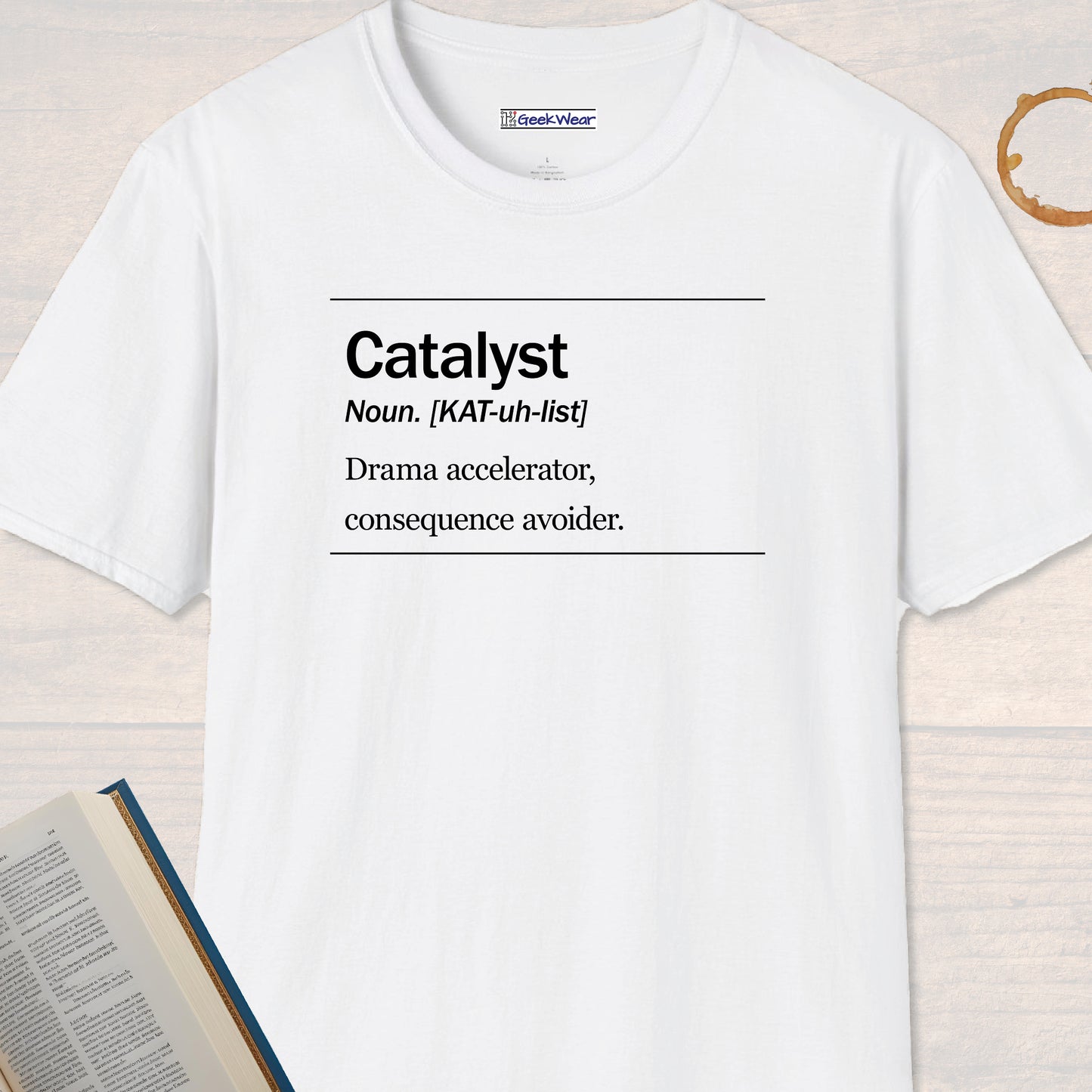 GeekWear Science Definitions Catalyst T-Shirt