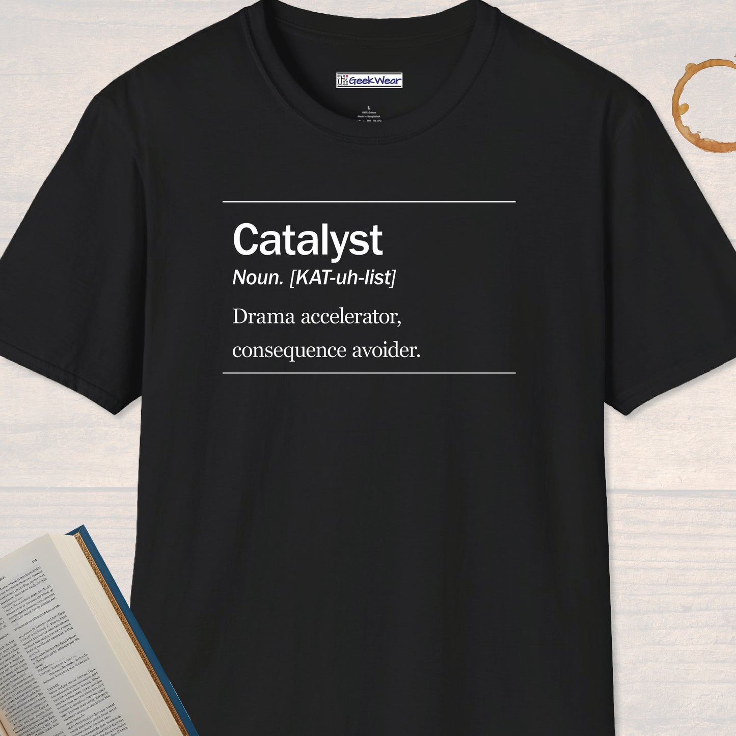 GeekWear Science Definitions Catalyst T-Shirt