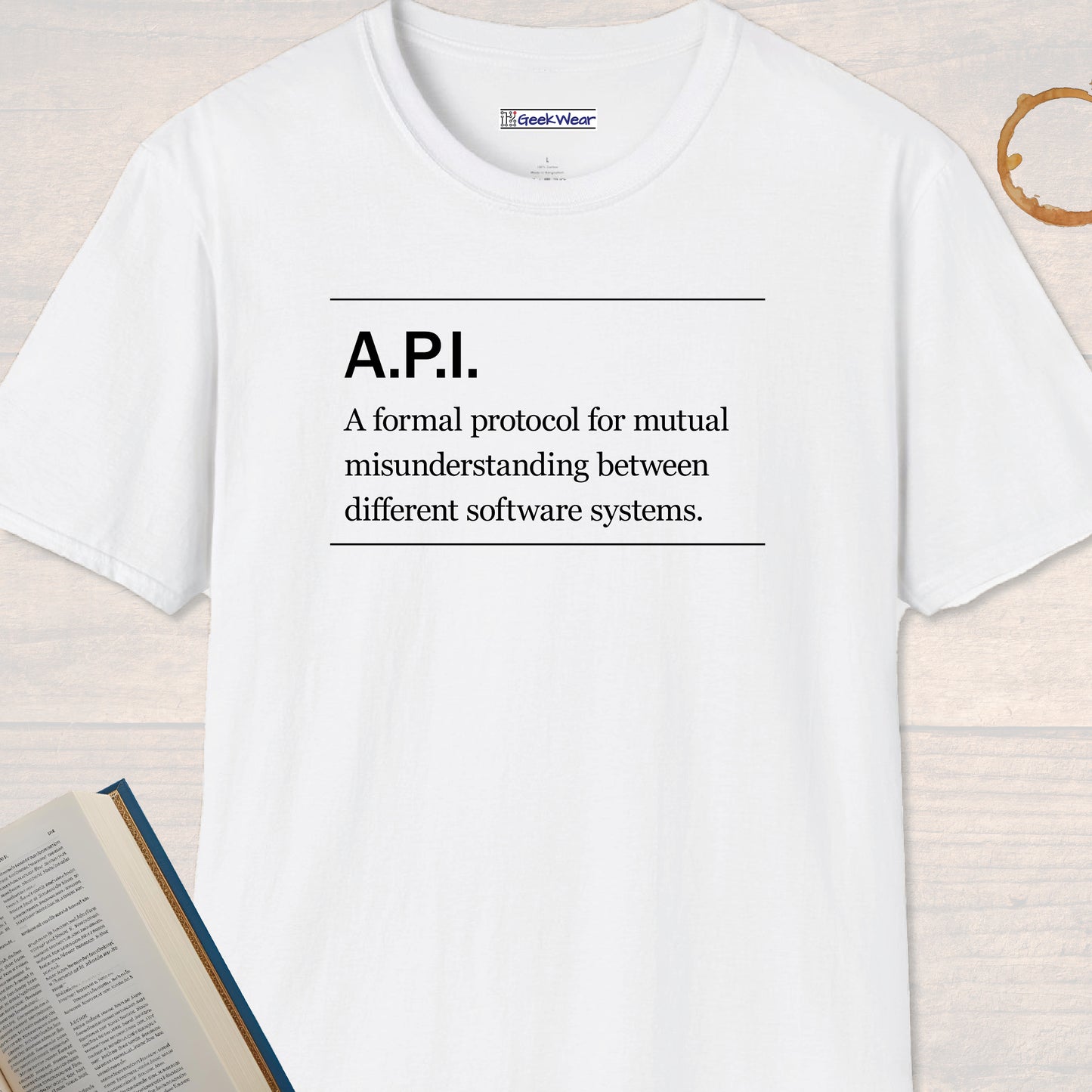 GeekWear Science Definitions A.P.I. T-Shirt