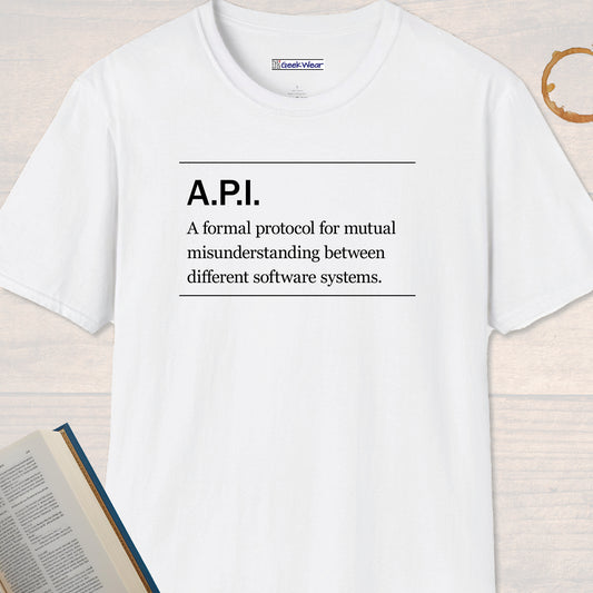 GeekWear Science Definitions A.P.I. T-Shirt