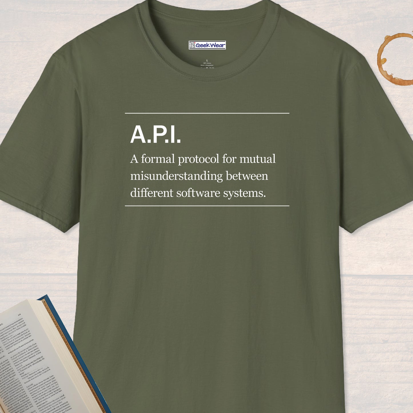 GeekWear Science Definitions A.P.I. T-Shirt