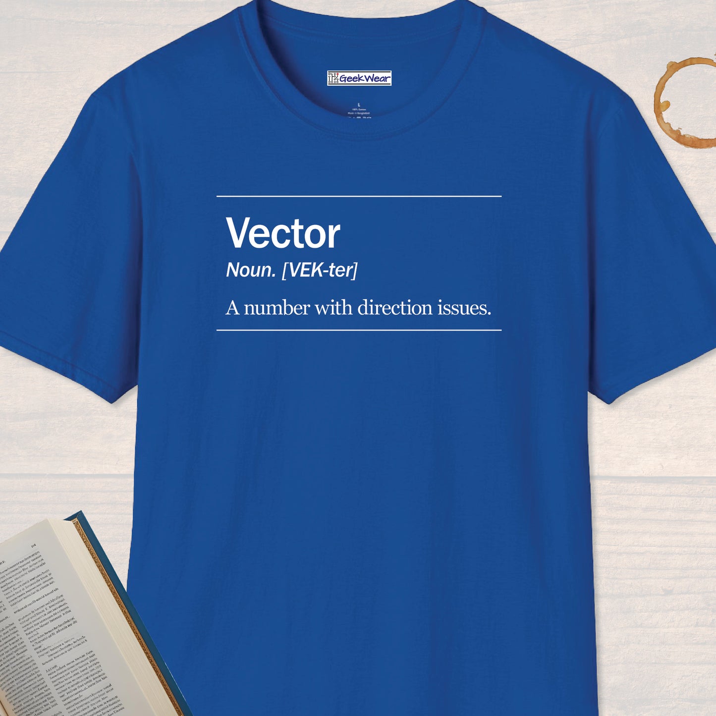 GeekWear Science Definitions Vector T-Shirt