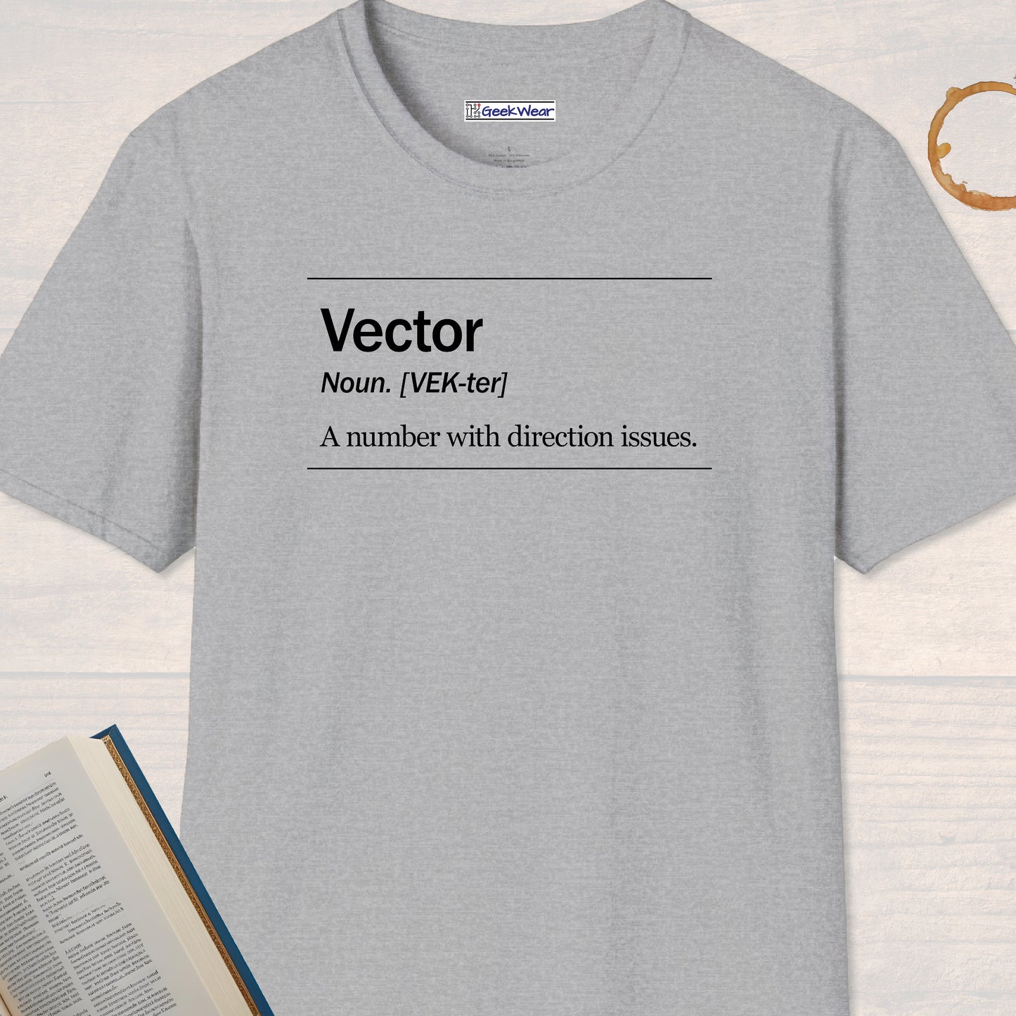 GeekWear Science Definitions Vector T-Shirt
