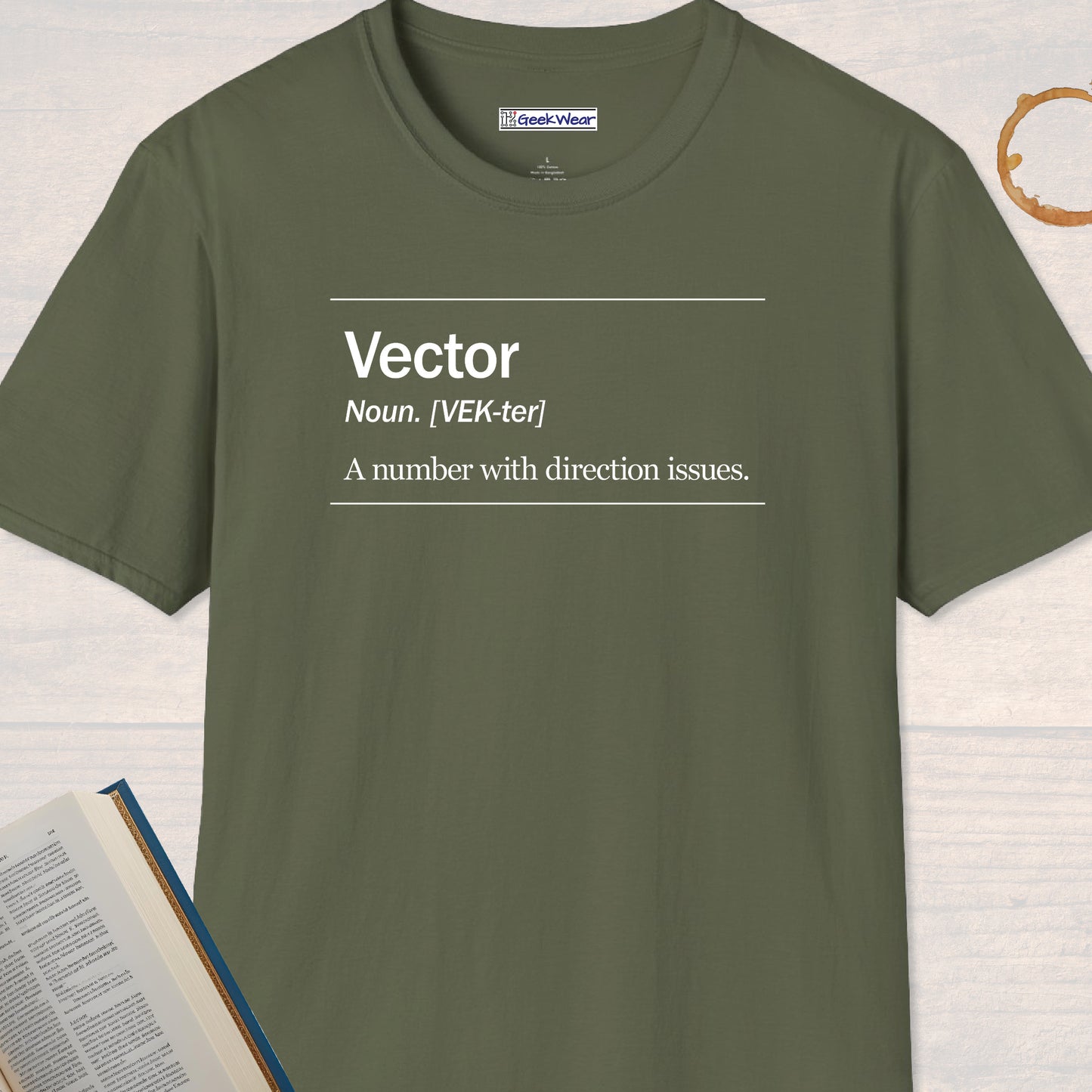 GeekWear Science Definitions Vector T-Shirt