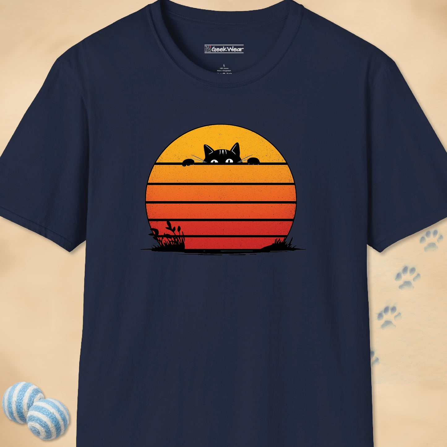 GeekWear Cat Blinds T-Shirt