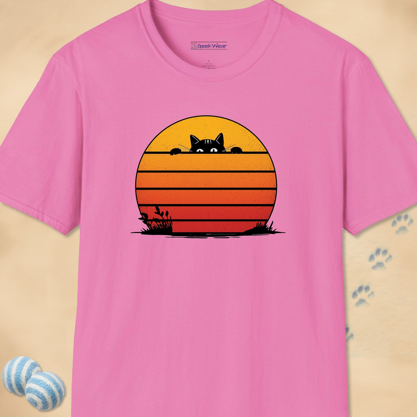 GeekWear Cat Blinds T-Shirt