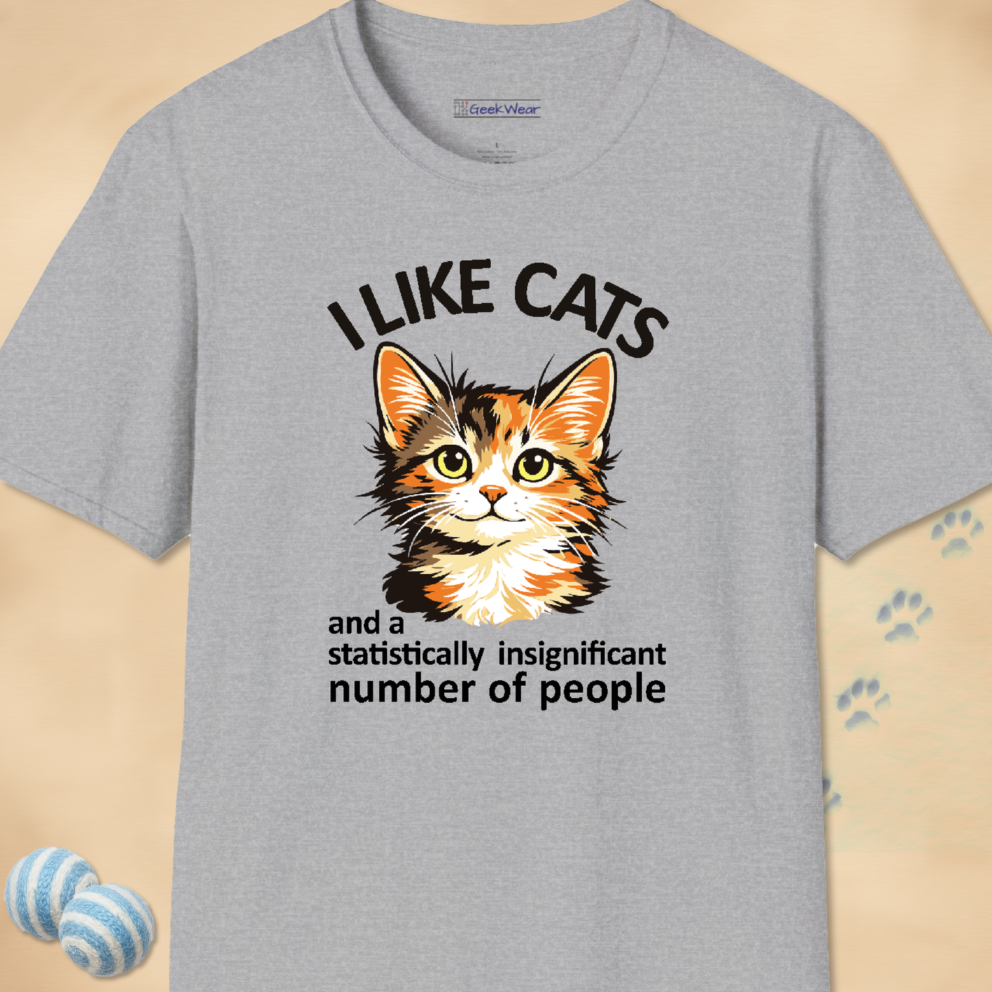 GeekWear Cats I like T-Shirt