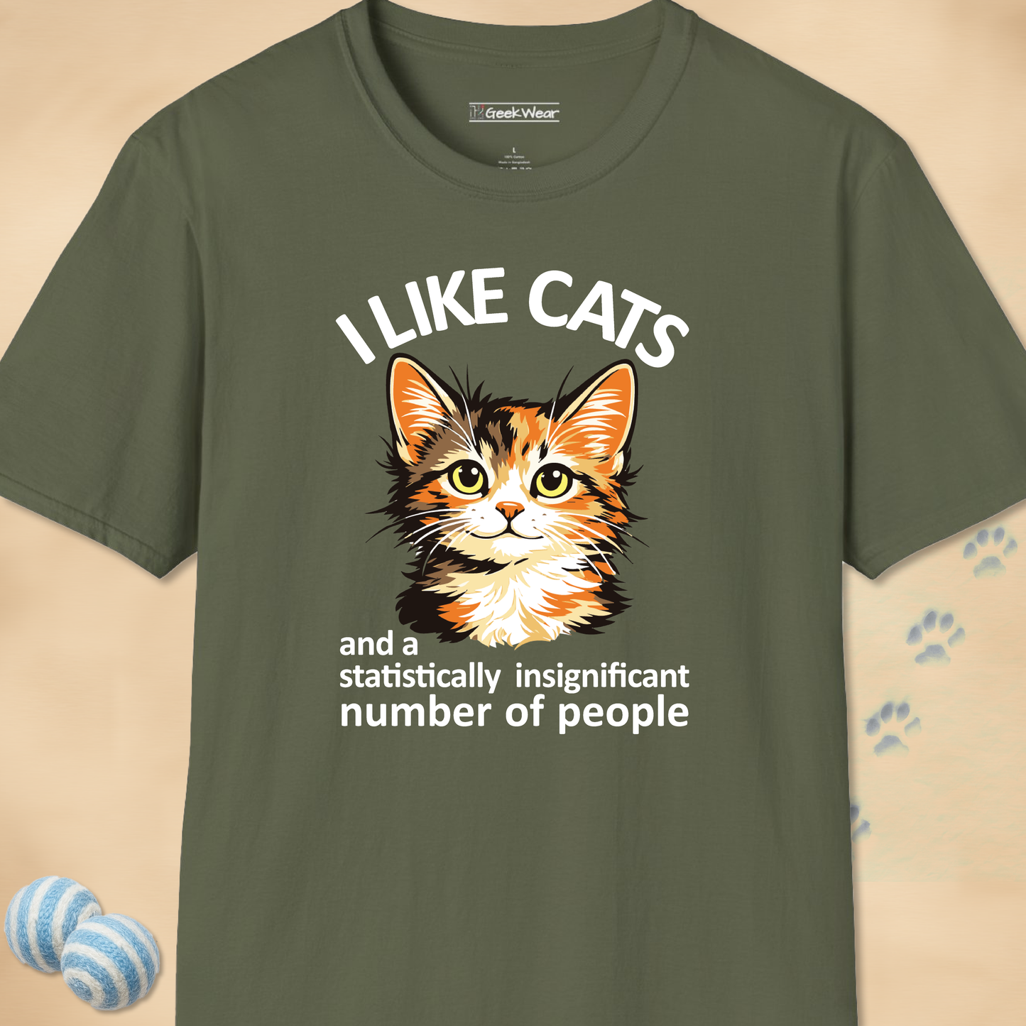 GeekWear Cats I like T-Shirt