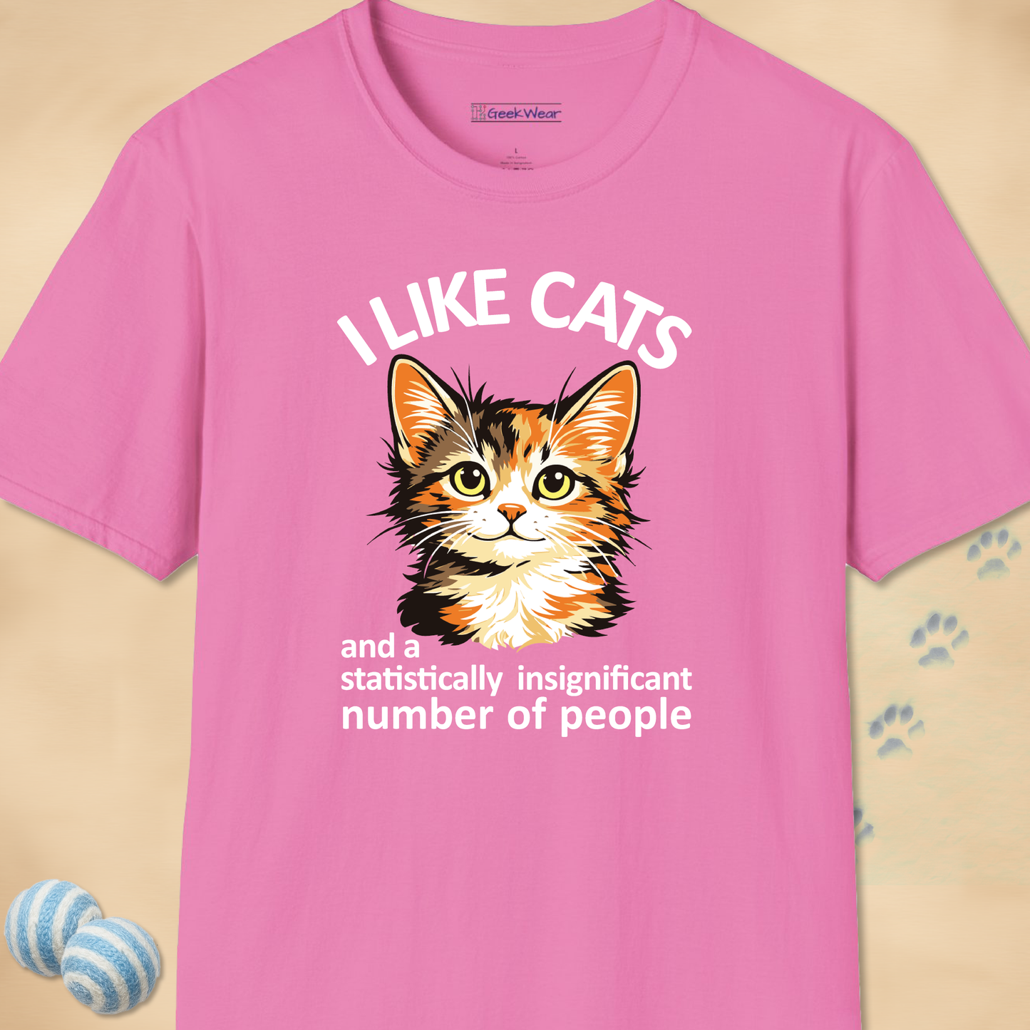 GeekWear Cats I like T-Shirt
