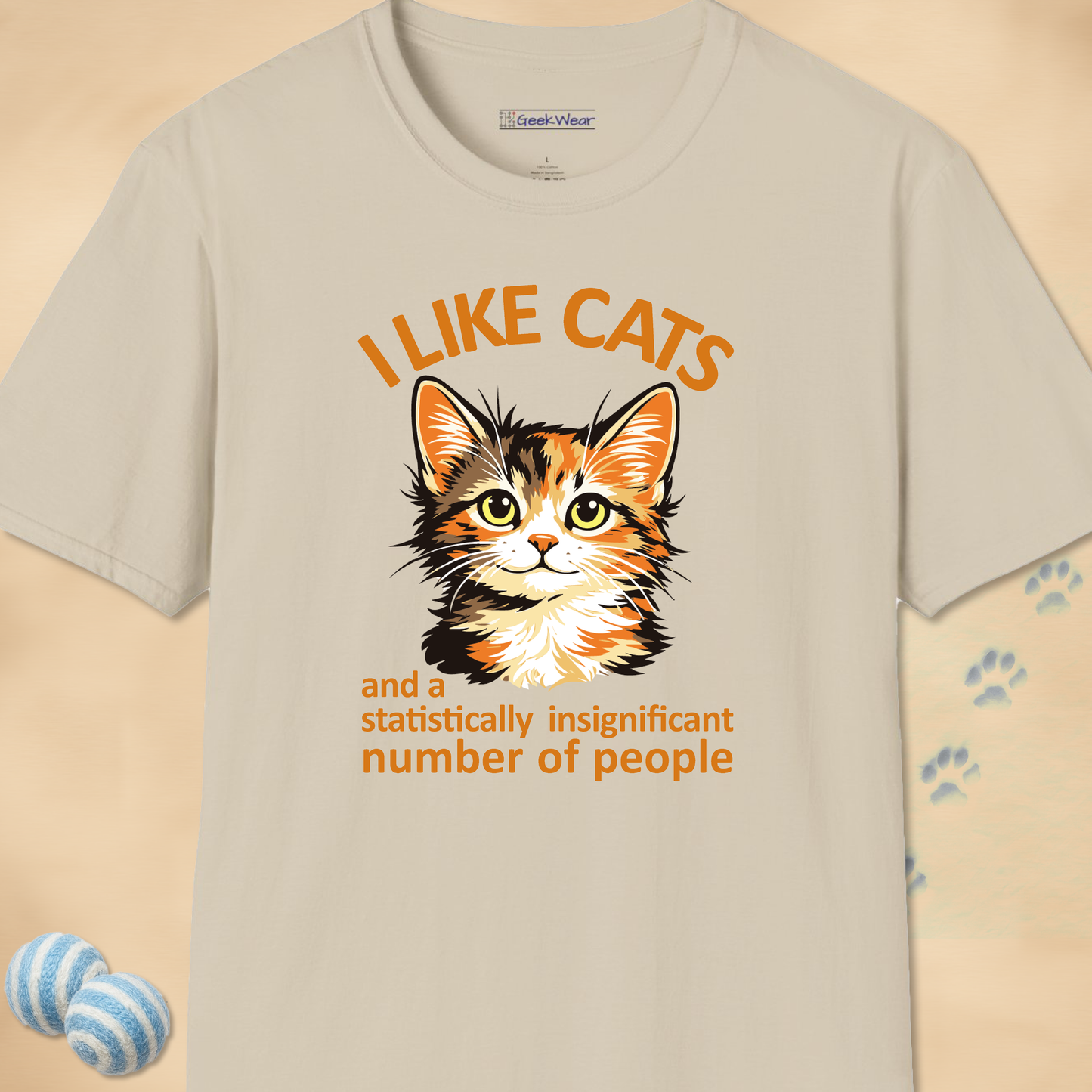 GeekWear Cats I like T-Shirt