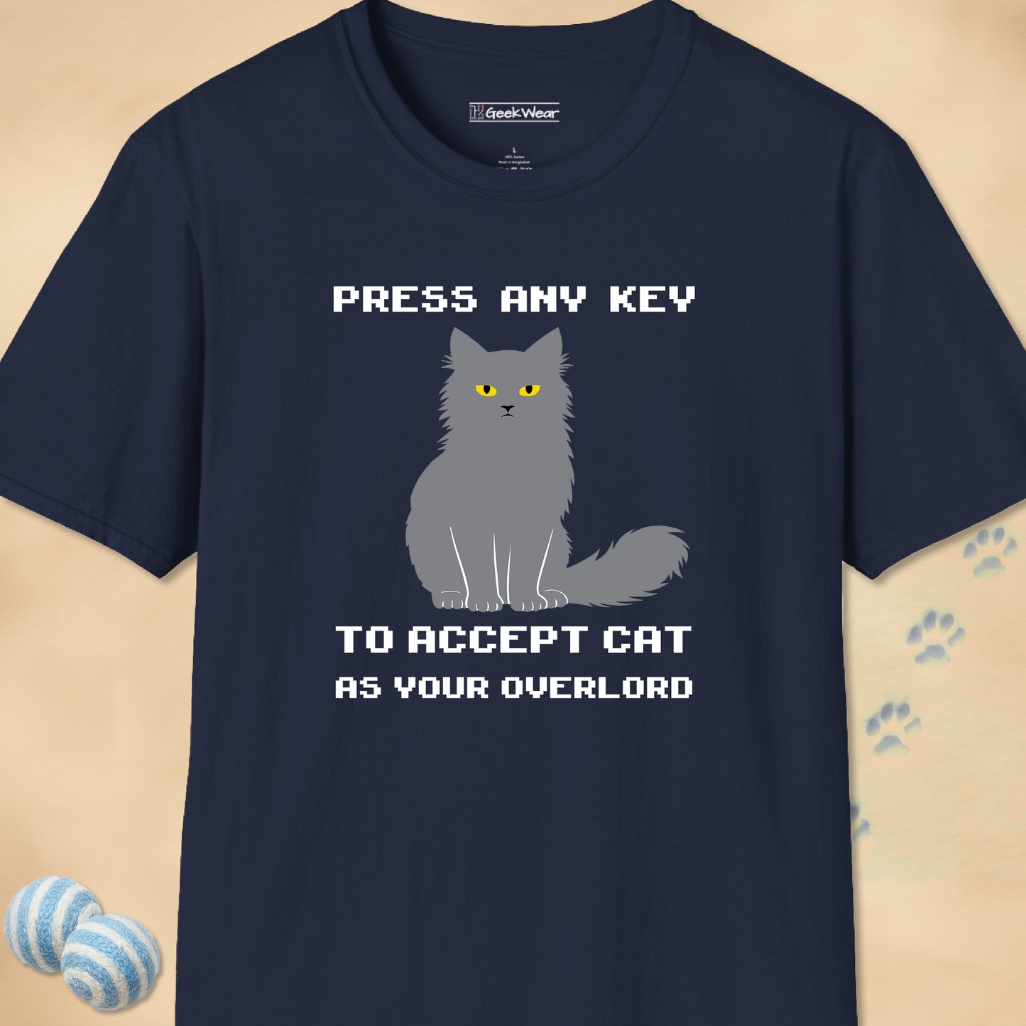 GeekWear Cat Overlord T-Shirt