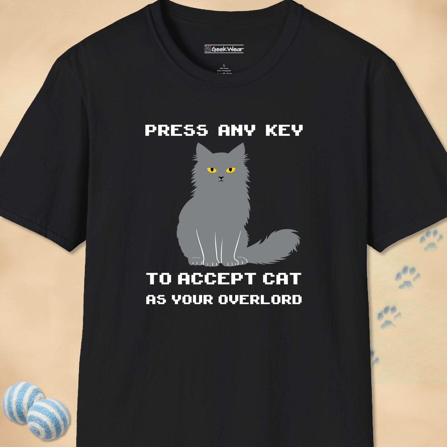 GeekWear Cat Overlord T-Shirt