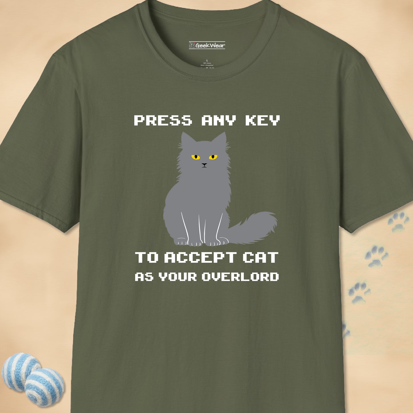 GeekWear Cat Overlord T-Shirt