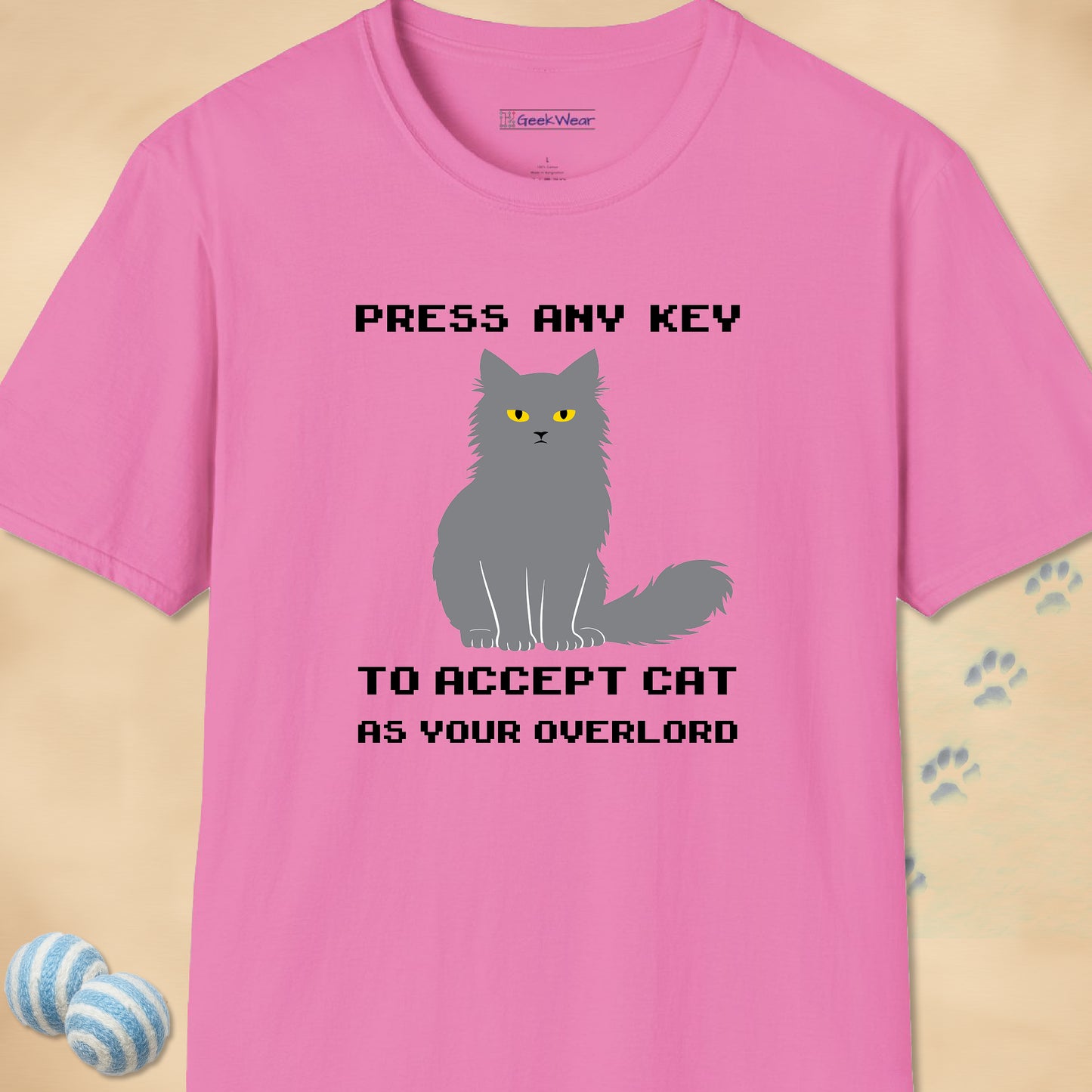 GeekWear Cat Overlord T-Shirt