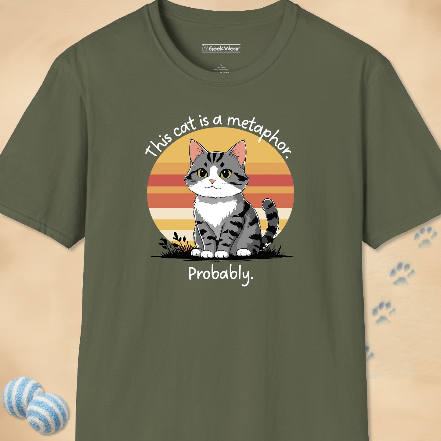 GeekWear Cat Metaphor T-Shirt