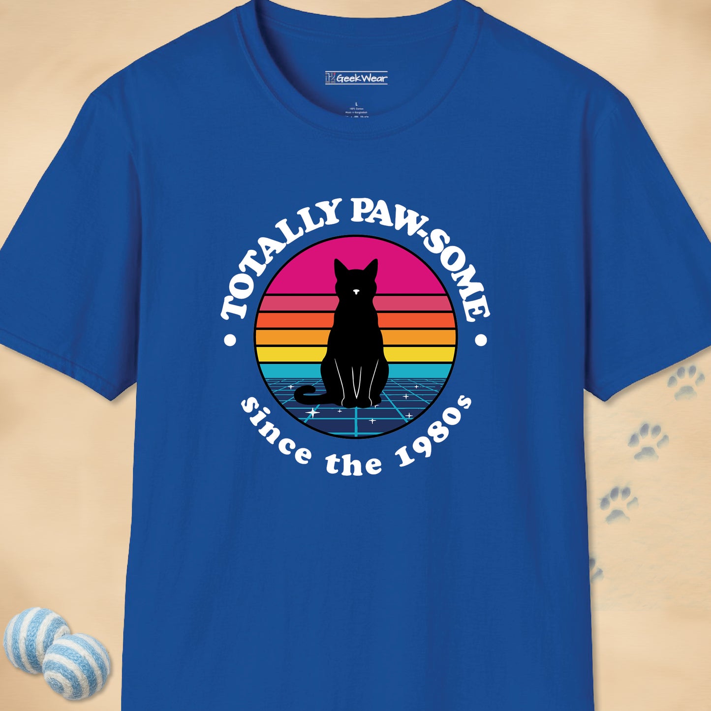 GeekWear Cat Totally Paw-some T-Shirt