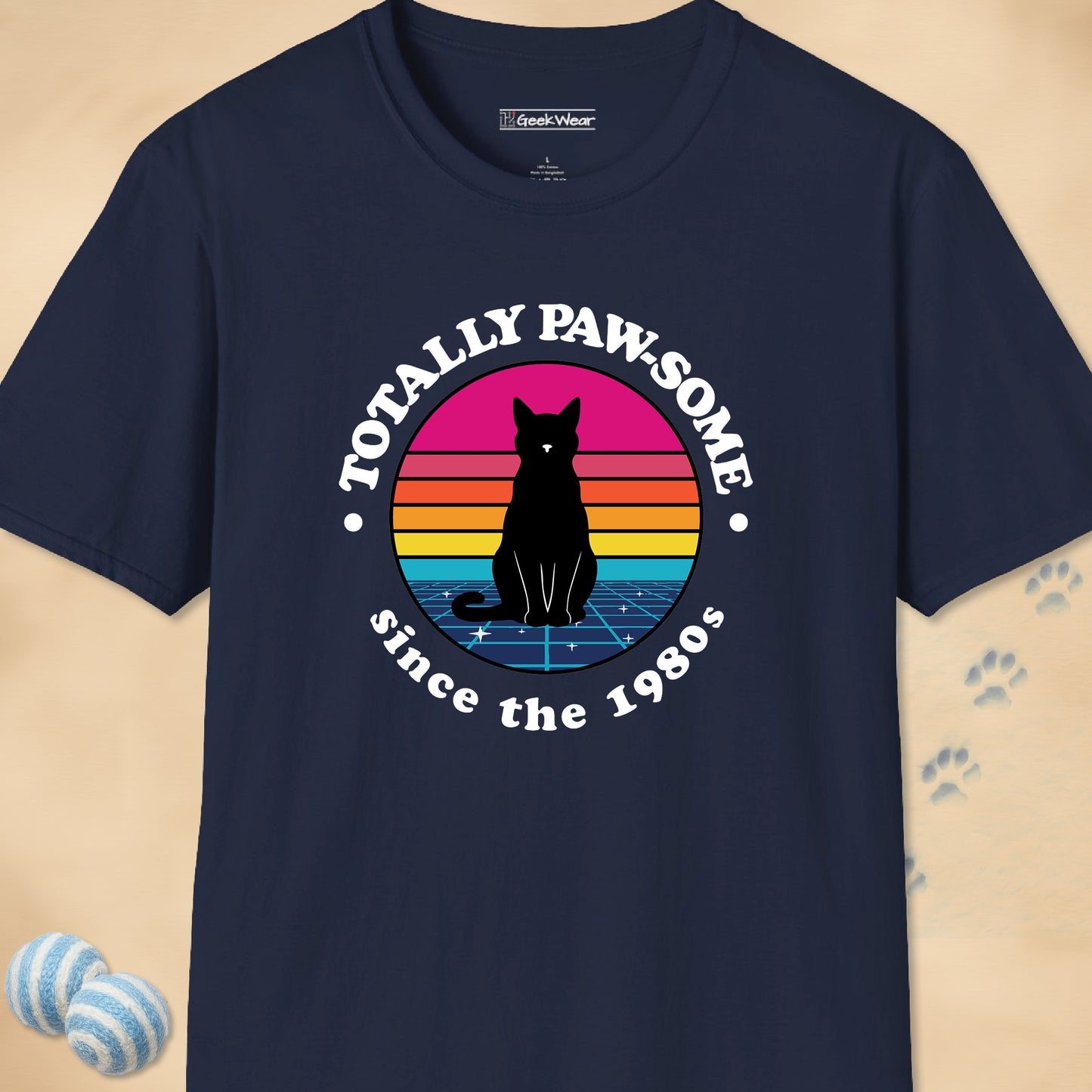 GeekWear Cat Totally Paw-some T-Shirt