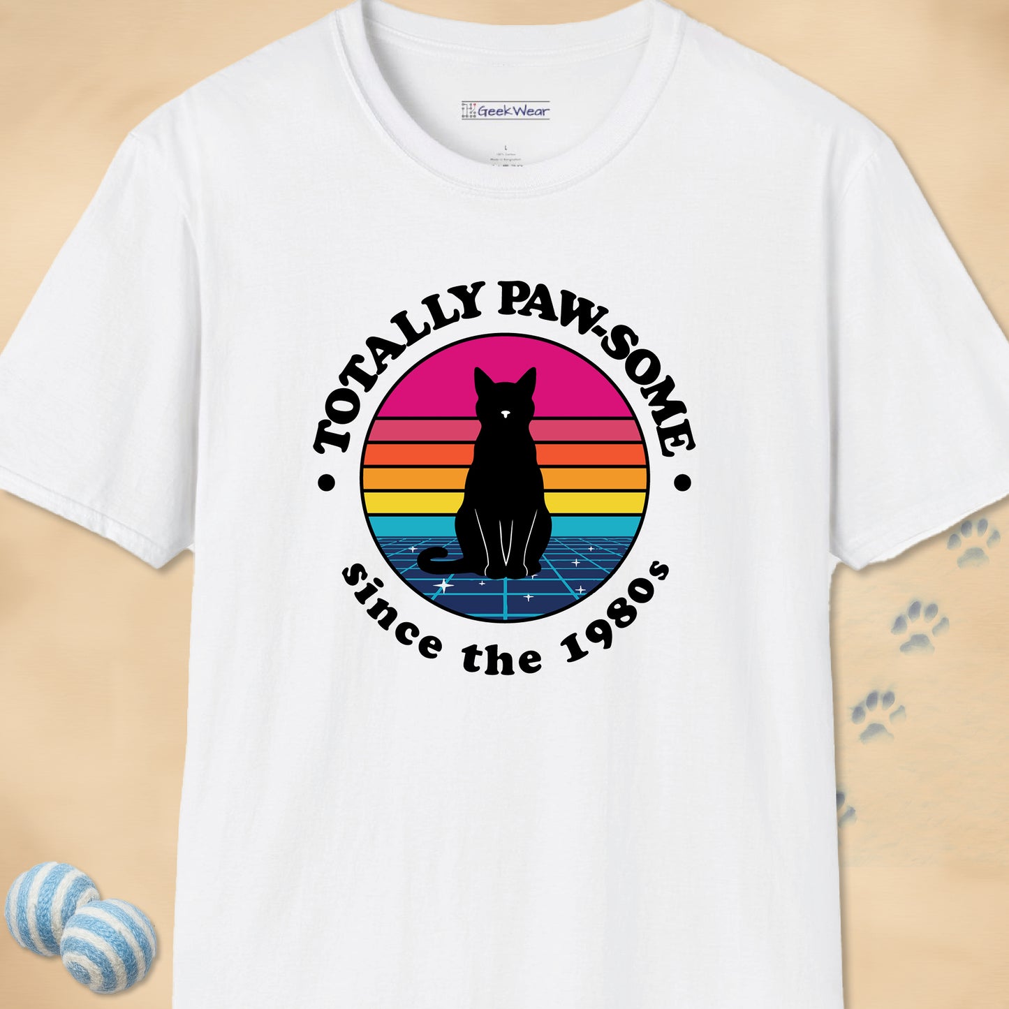 GeekWear Cat Totally Paw-some T-Shirt