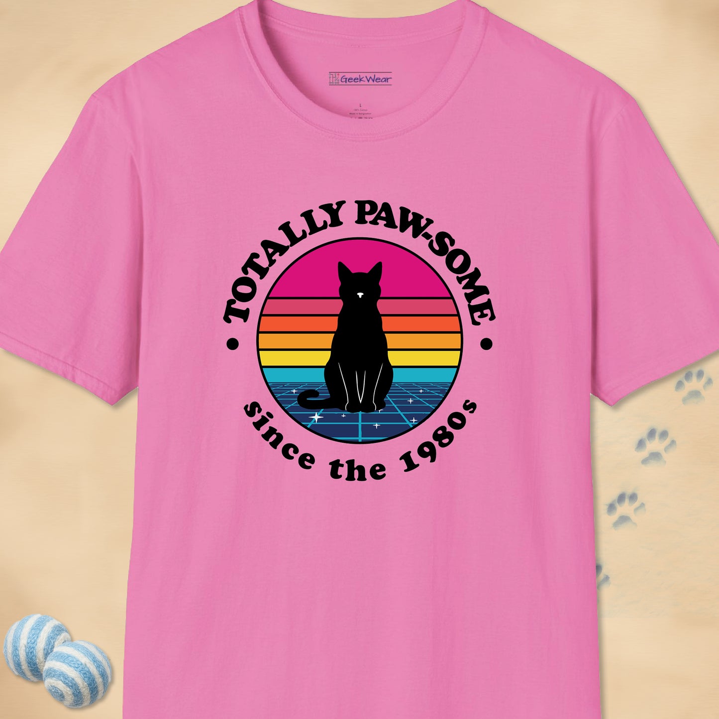 GeekWear Cat Totally Paw-some T-Shirt