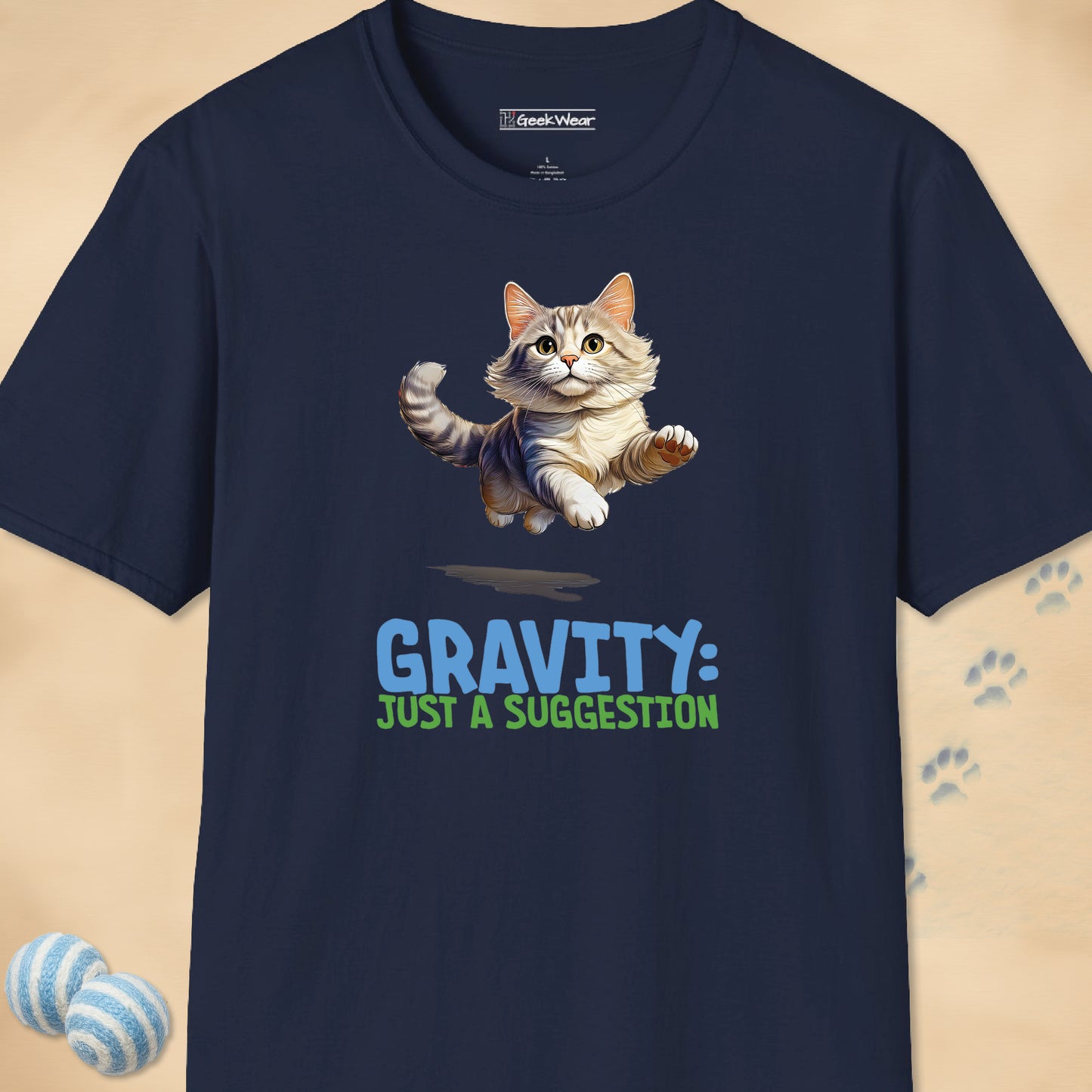 GeekWear Cat Gravity T-Shirt