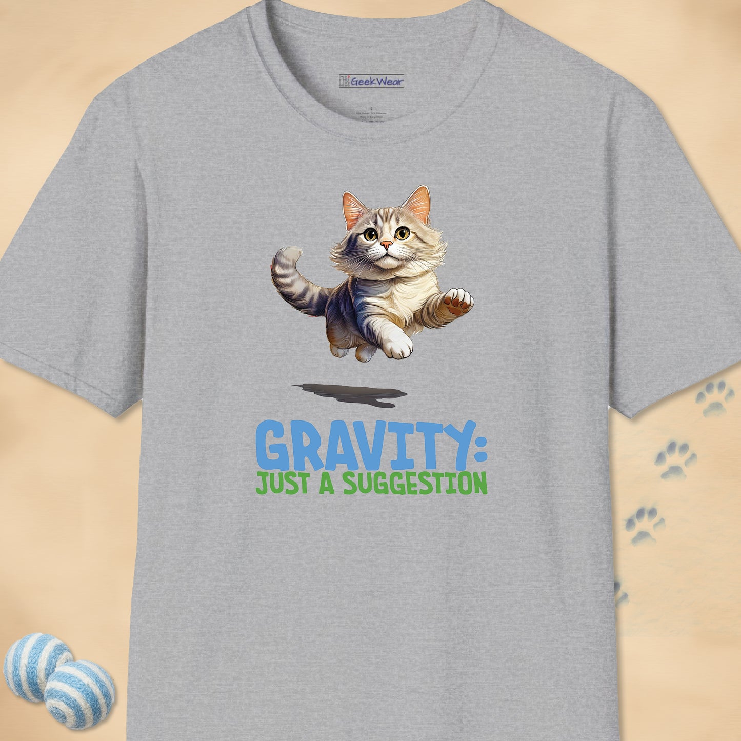GeekWear Cat Gravity T-Shirt