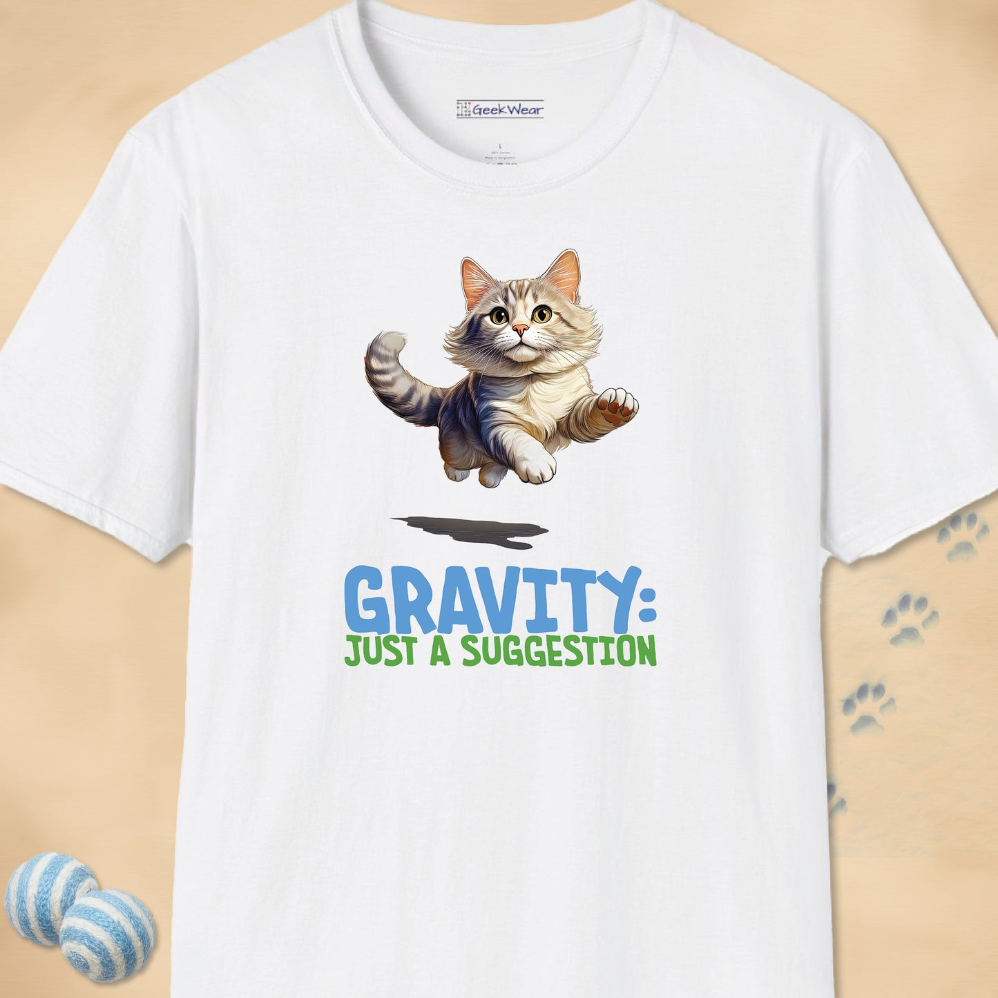 GeekWear Cat Gravity T-Shirt