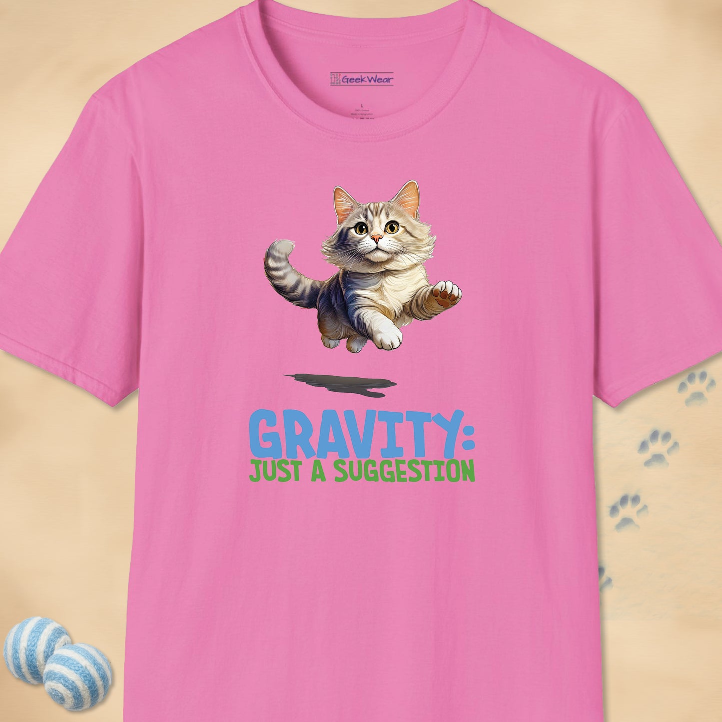 GeekWear Cat Gravity T-Shirt