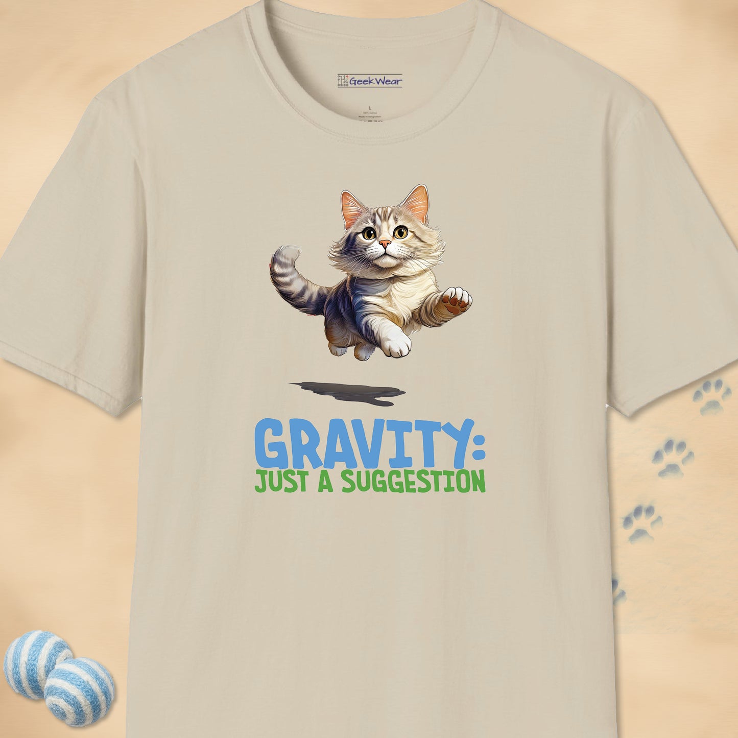 GeekWear Cat Gravity T-Shirt