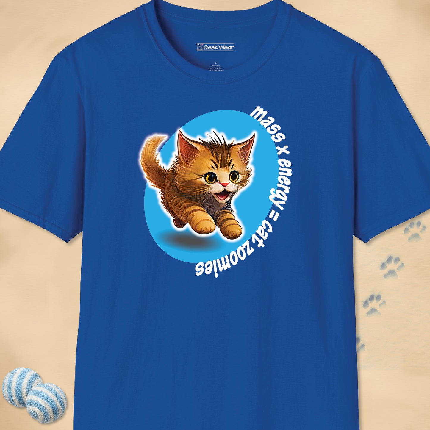 GeekWear Cat Zoomies T-Shirt