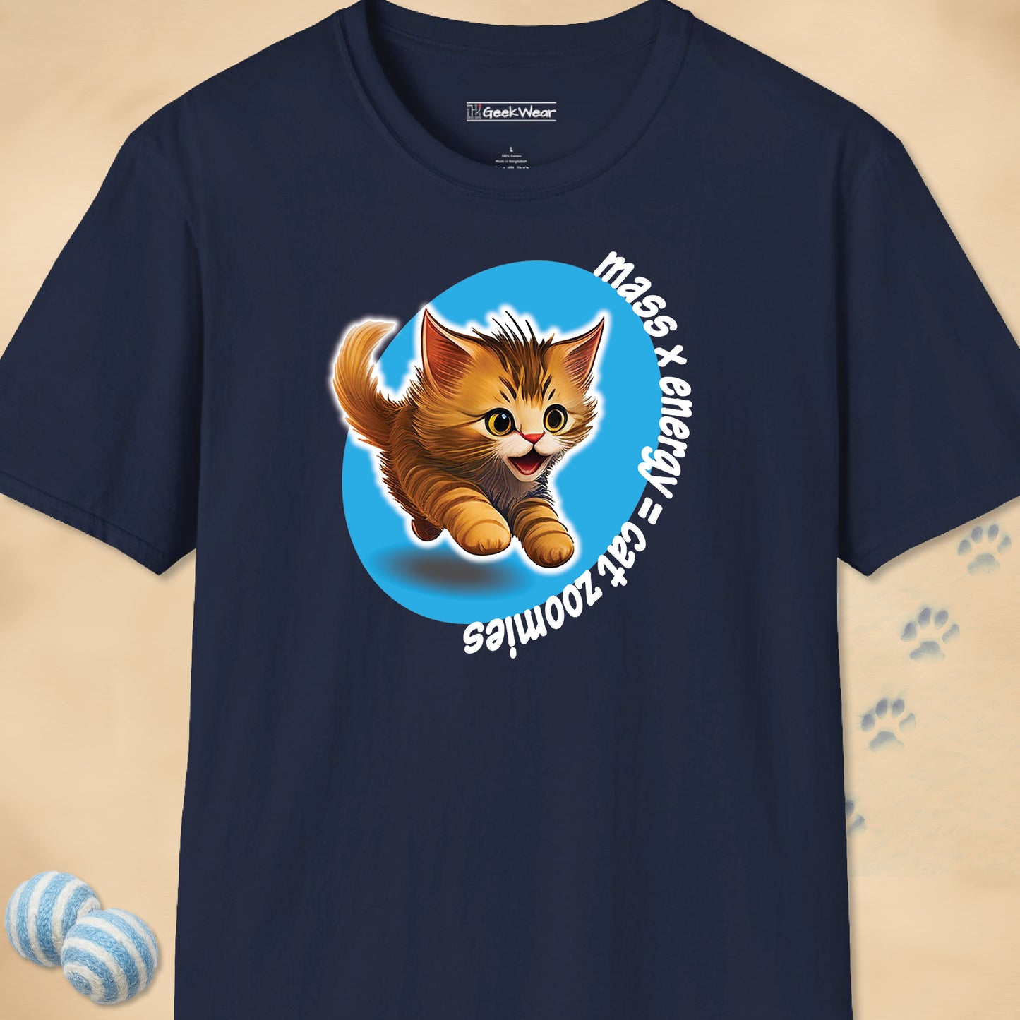 GeekWear Cat Zoomies T-Shirt