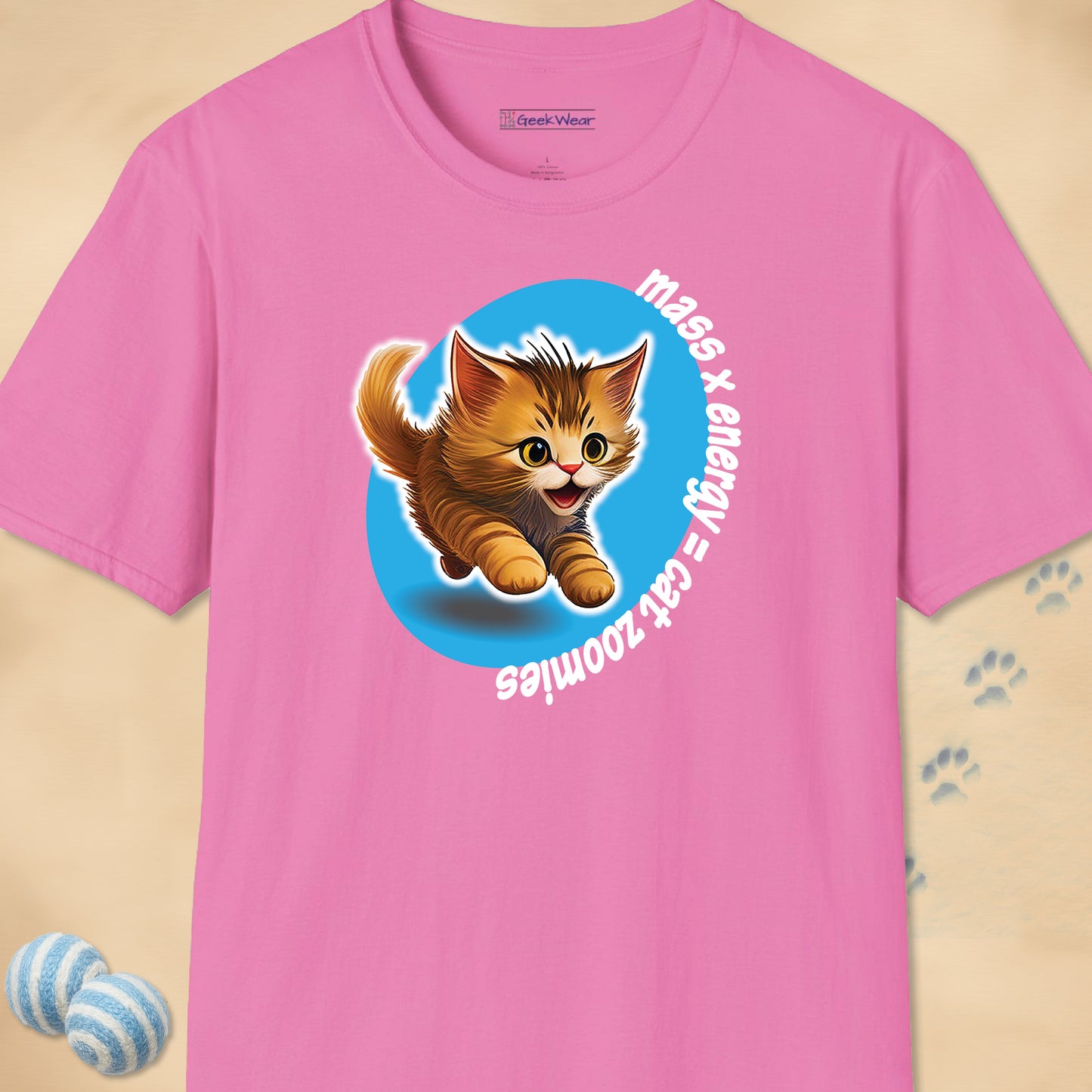 GeekWear Cat Zoomies T-Shirt