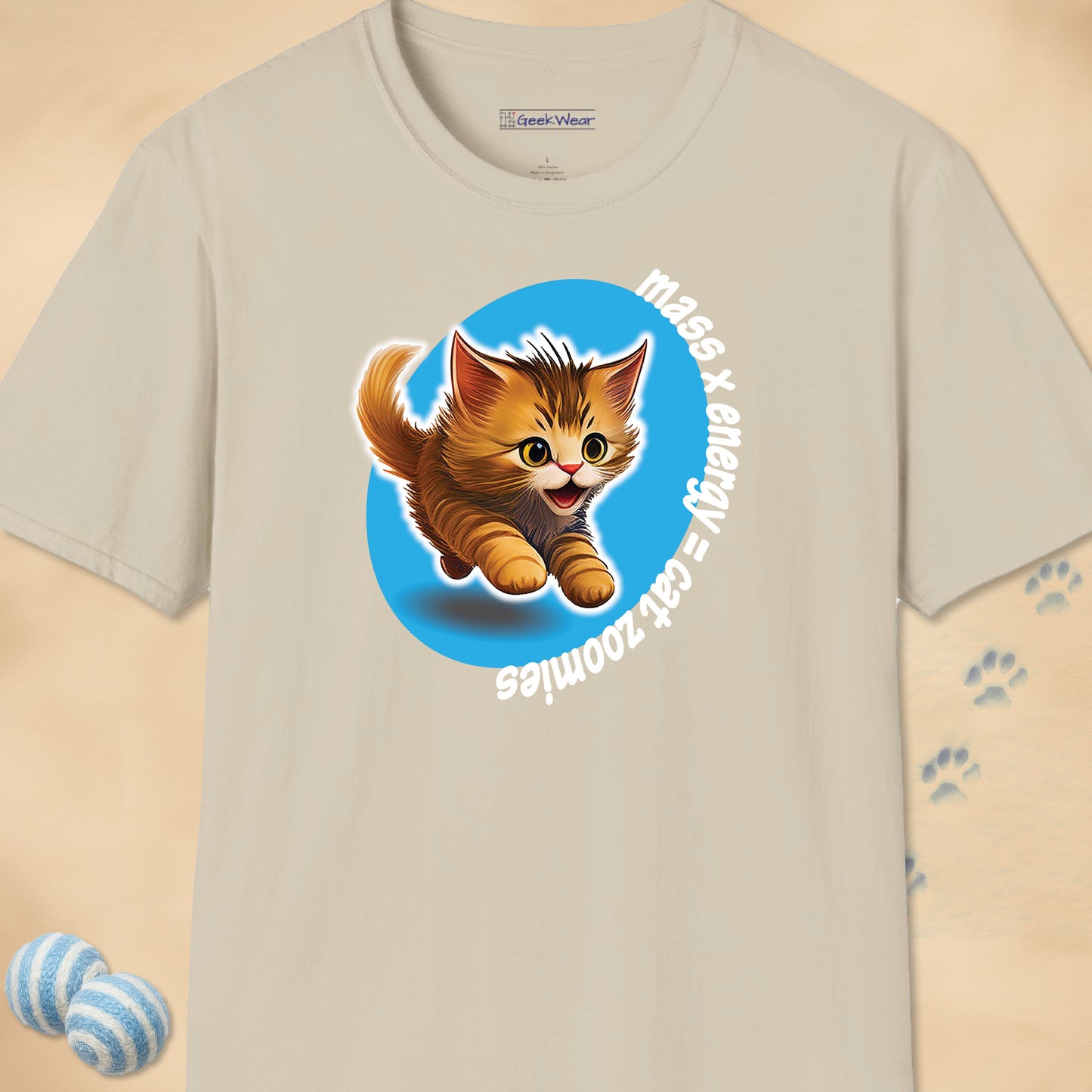 GeekWear Cat Zoomies T-Shirt
