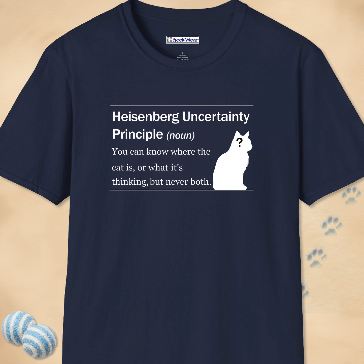 GeekWear Cat Definitions Heisenberg T-Shirt