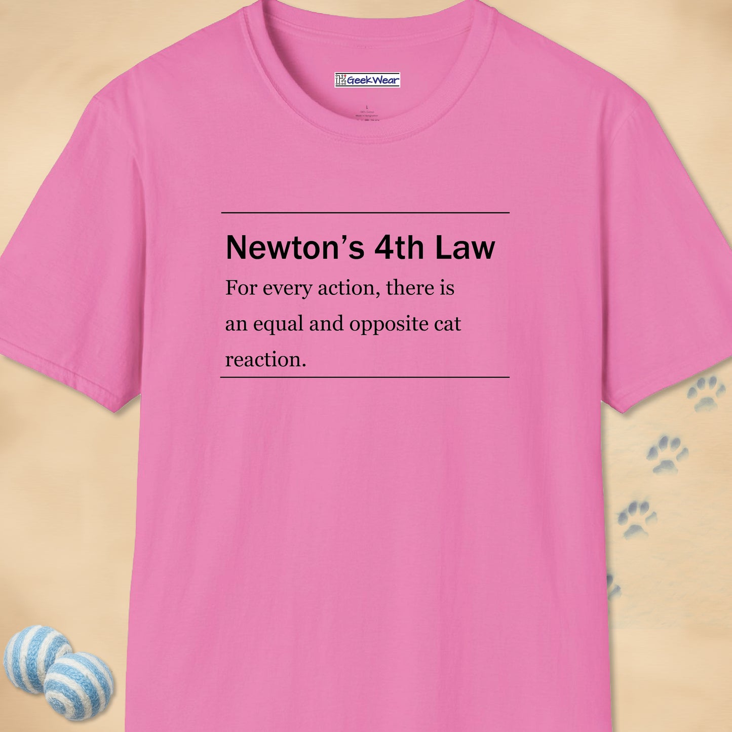 GeekWear Cat Definitions Newton T-Shirt