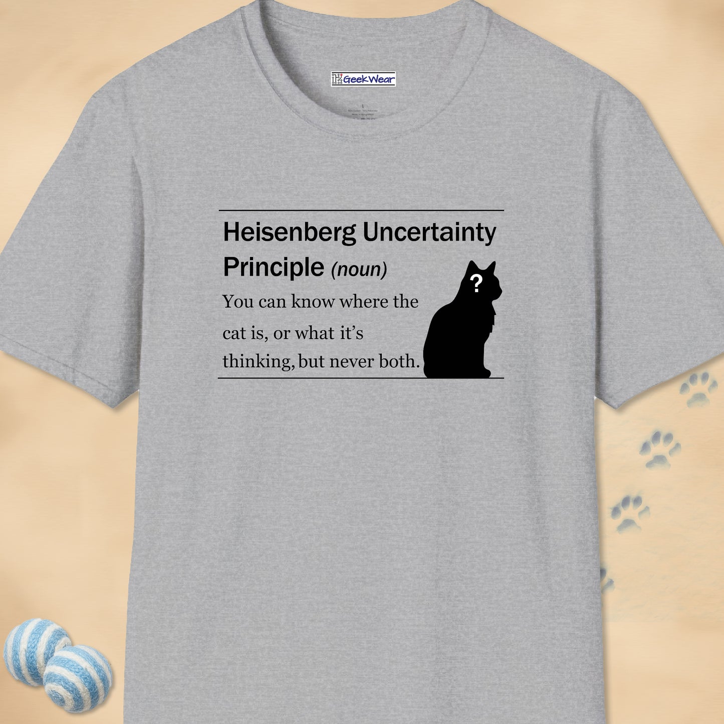 GeekWear Cat Definitions Heisenberg T-Shirt