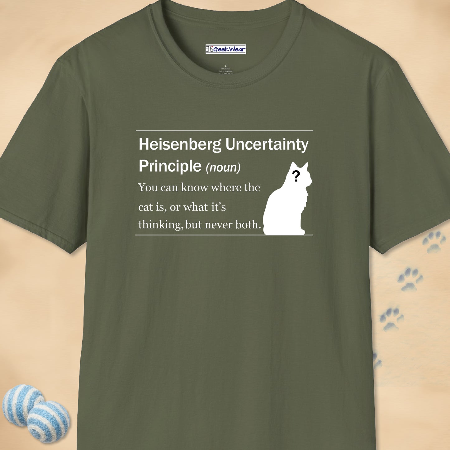 GeekWear Cat Definitions Heisenberg T-Shirt