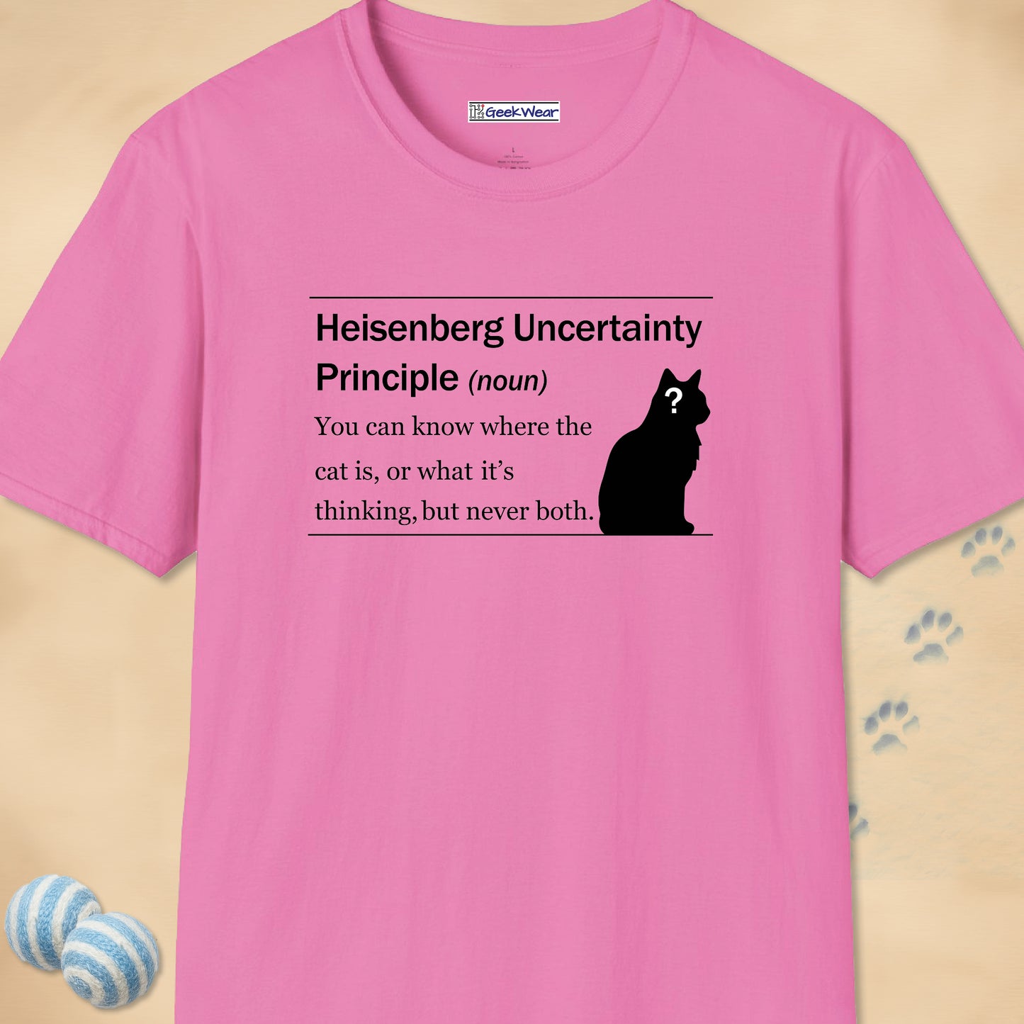 GeekWear Cat Definitions Heisenberg T-Shirt