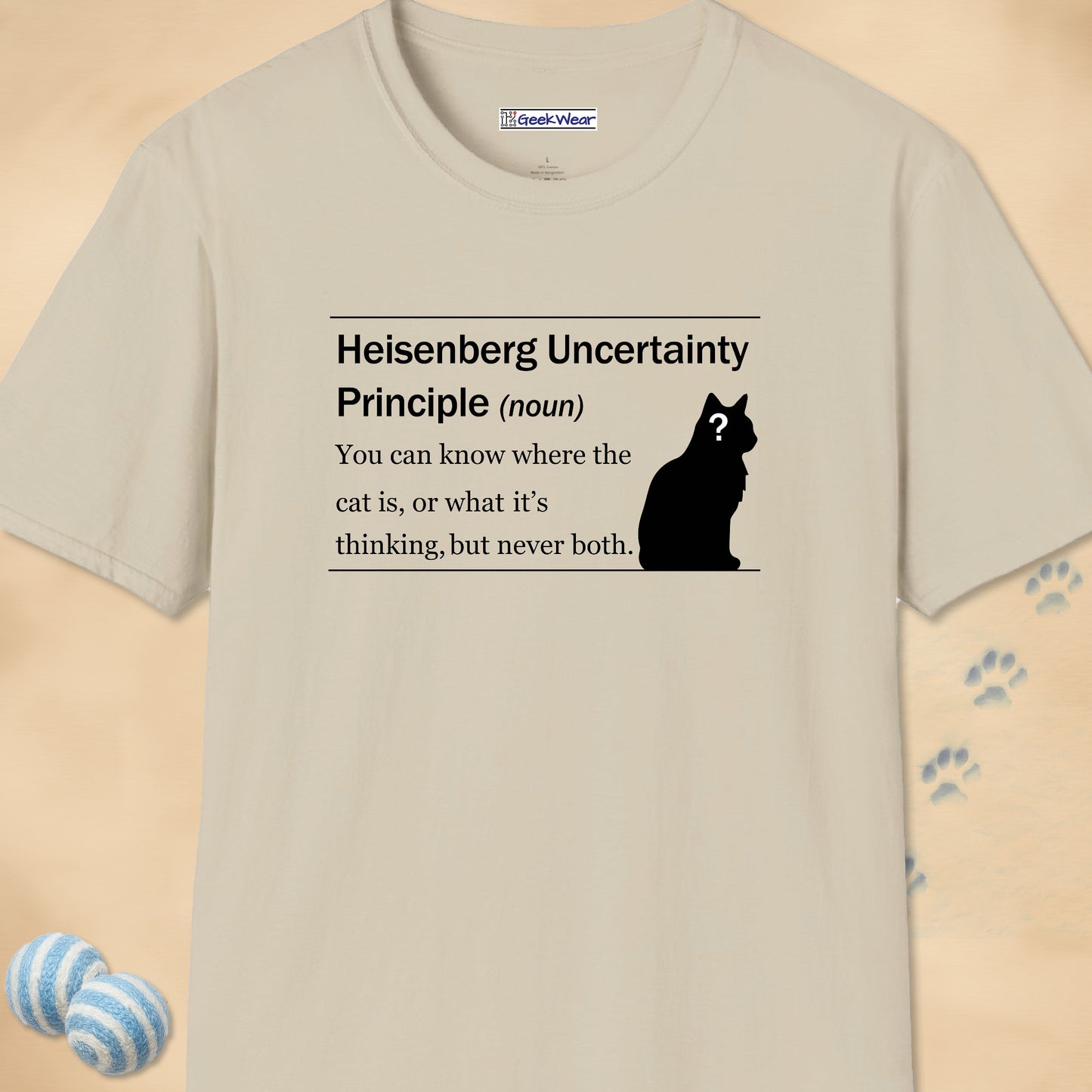 GeekWear Cat Definitions Heisenberg T-Shirt