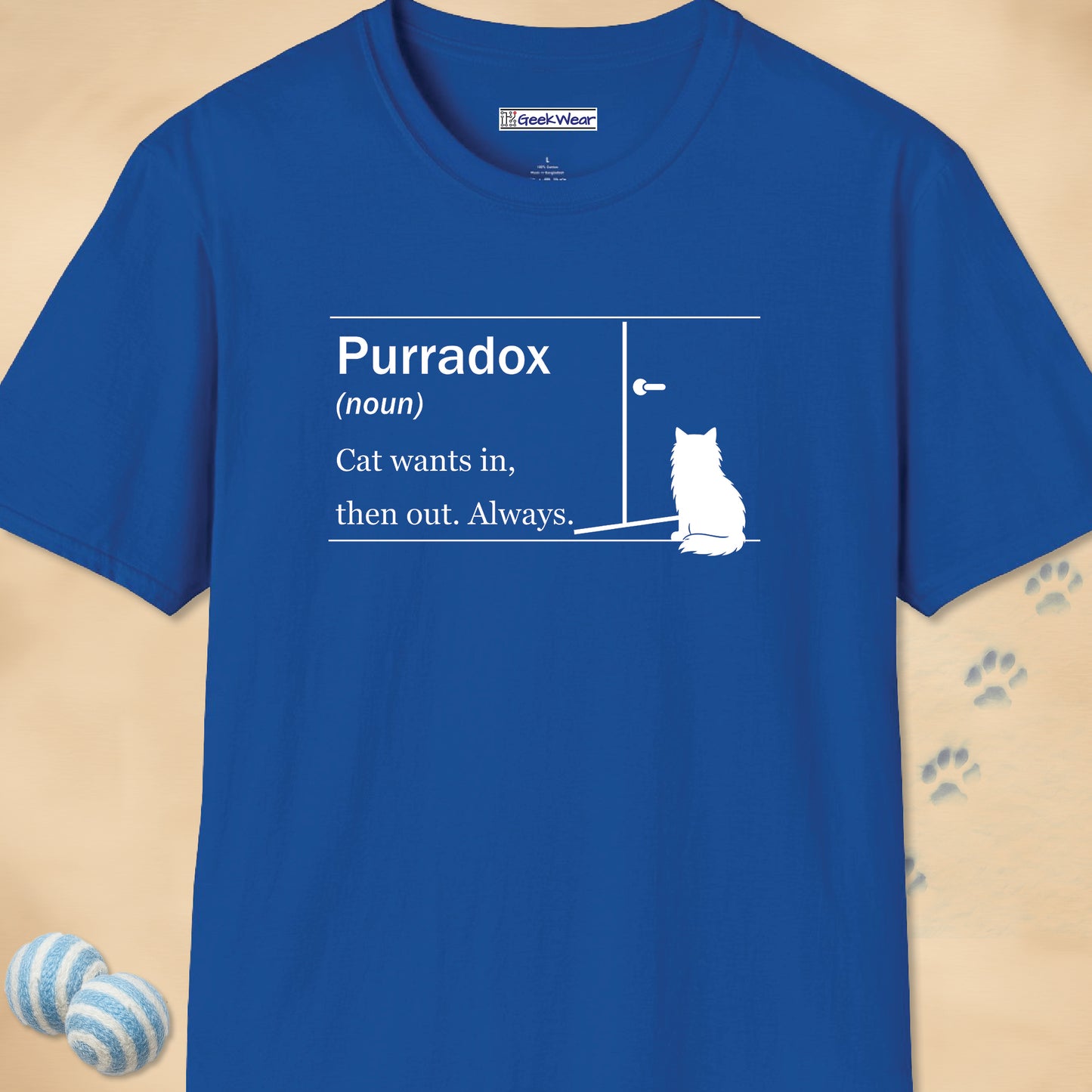 GeekWear Cat Definitions Purradox T-Shirt