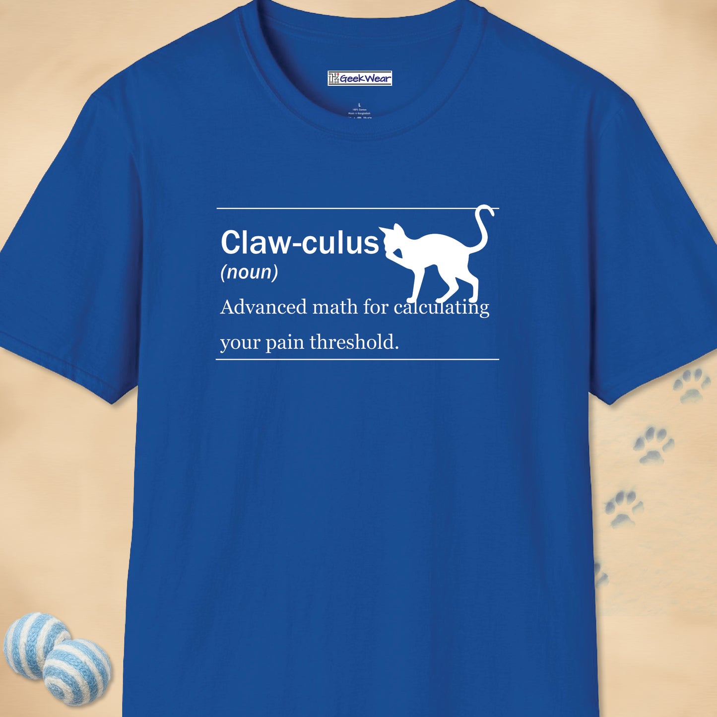 GeekWear Cat Definitions Clawculus T-Shirt