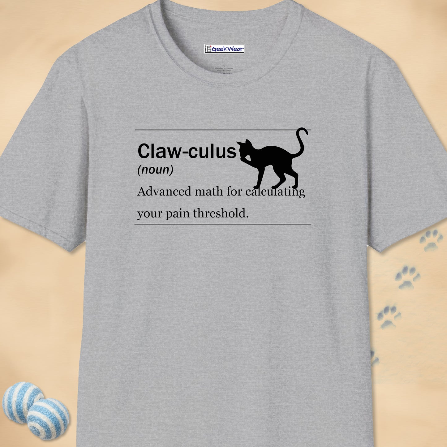 GeekWear Cat Definitions Clawculus T-Shirt