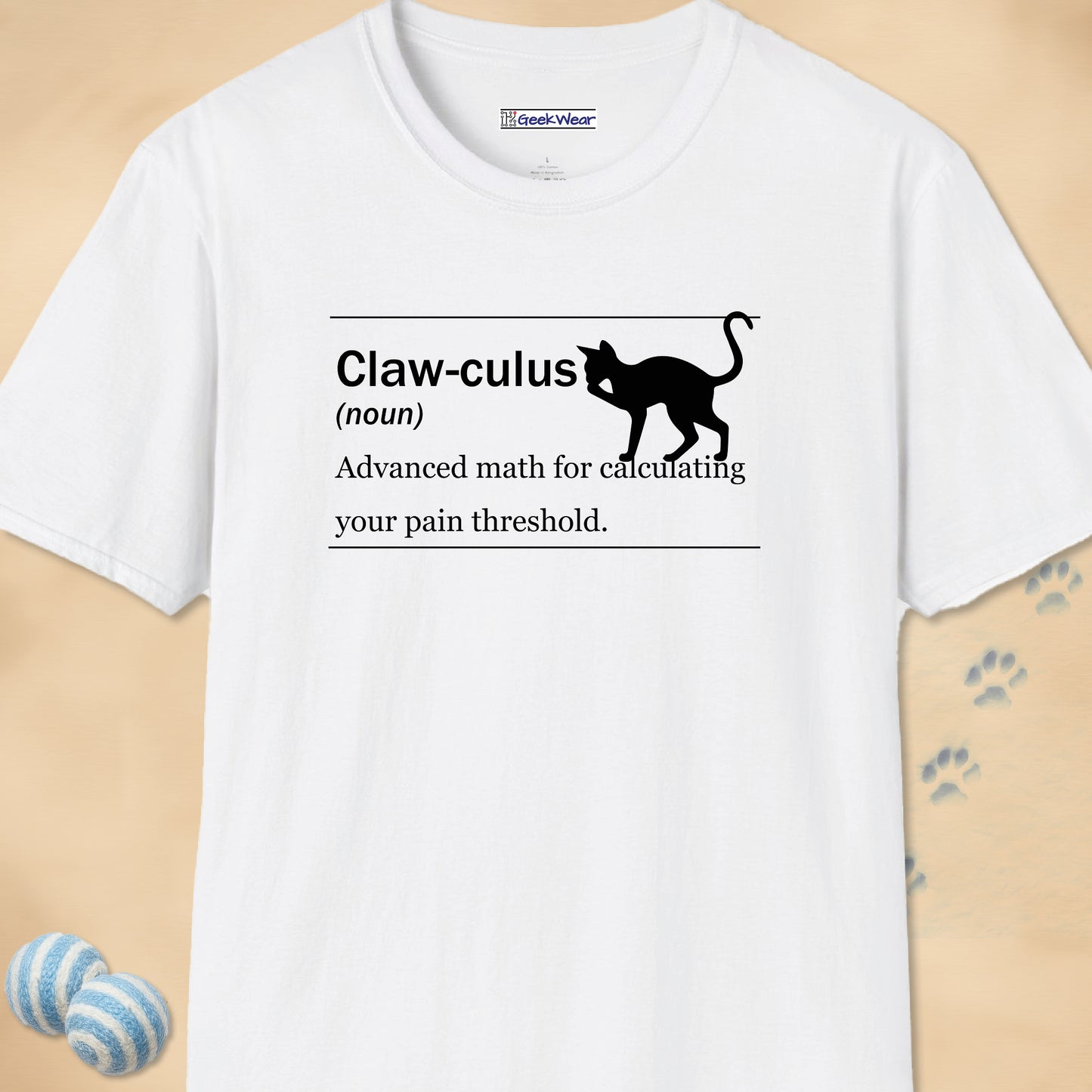 GeekWear Cat Definitions Clawculus T-Shirt