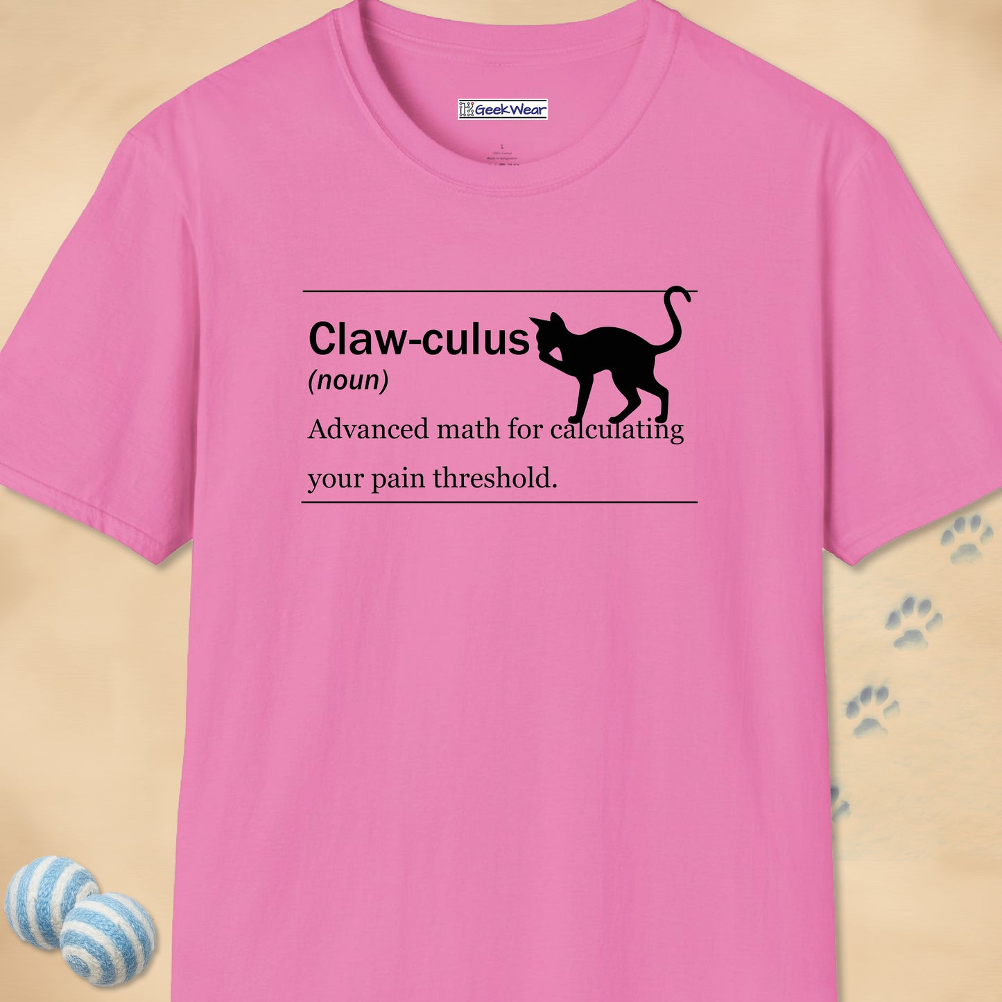 GeekWear Cat Definitions Clawculus T-Shirt