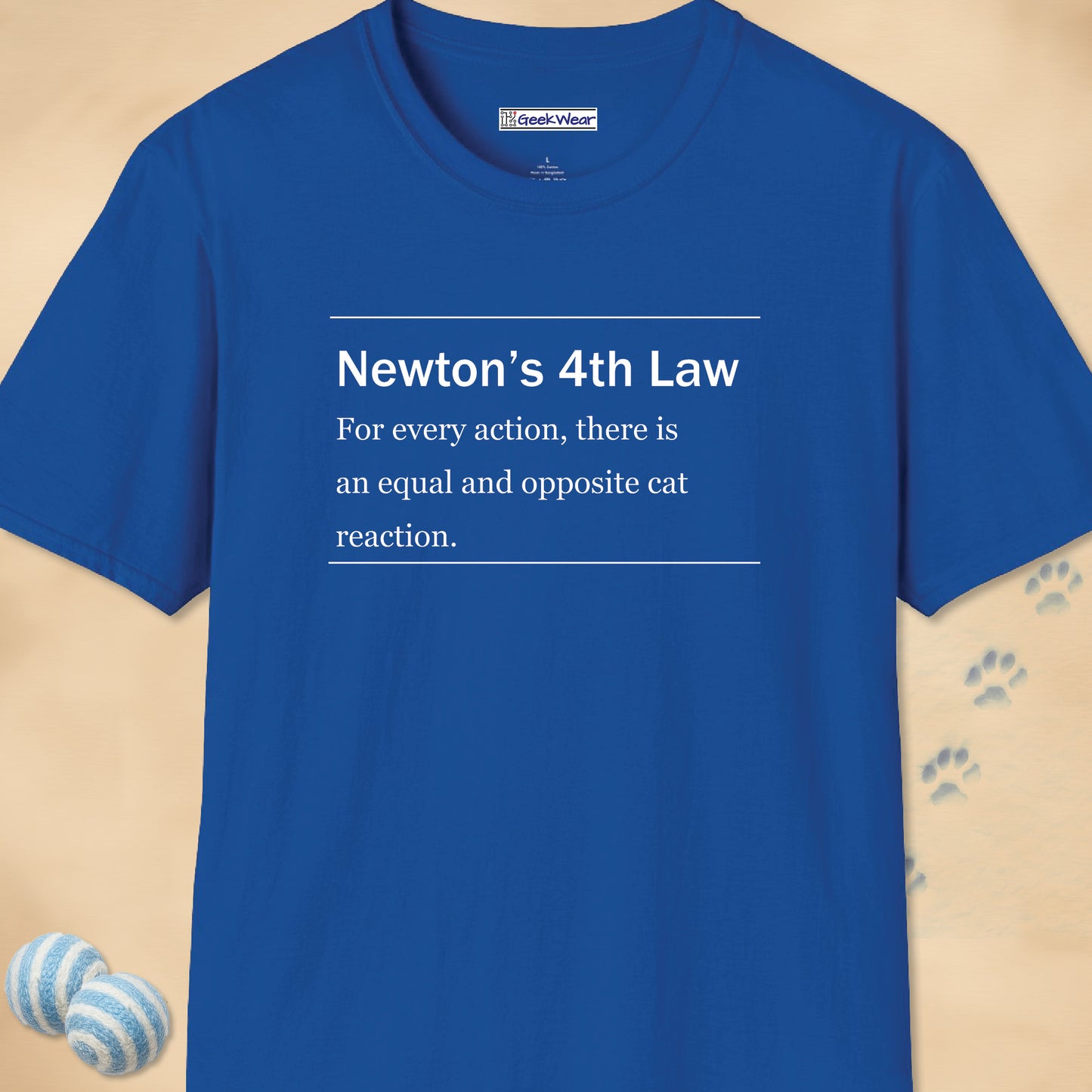 GeekWear Cat Definitions Newton T-Shirt