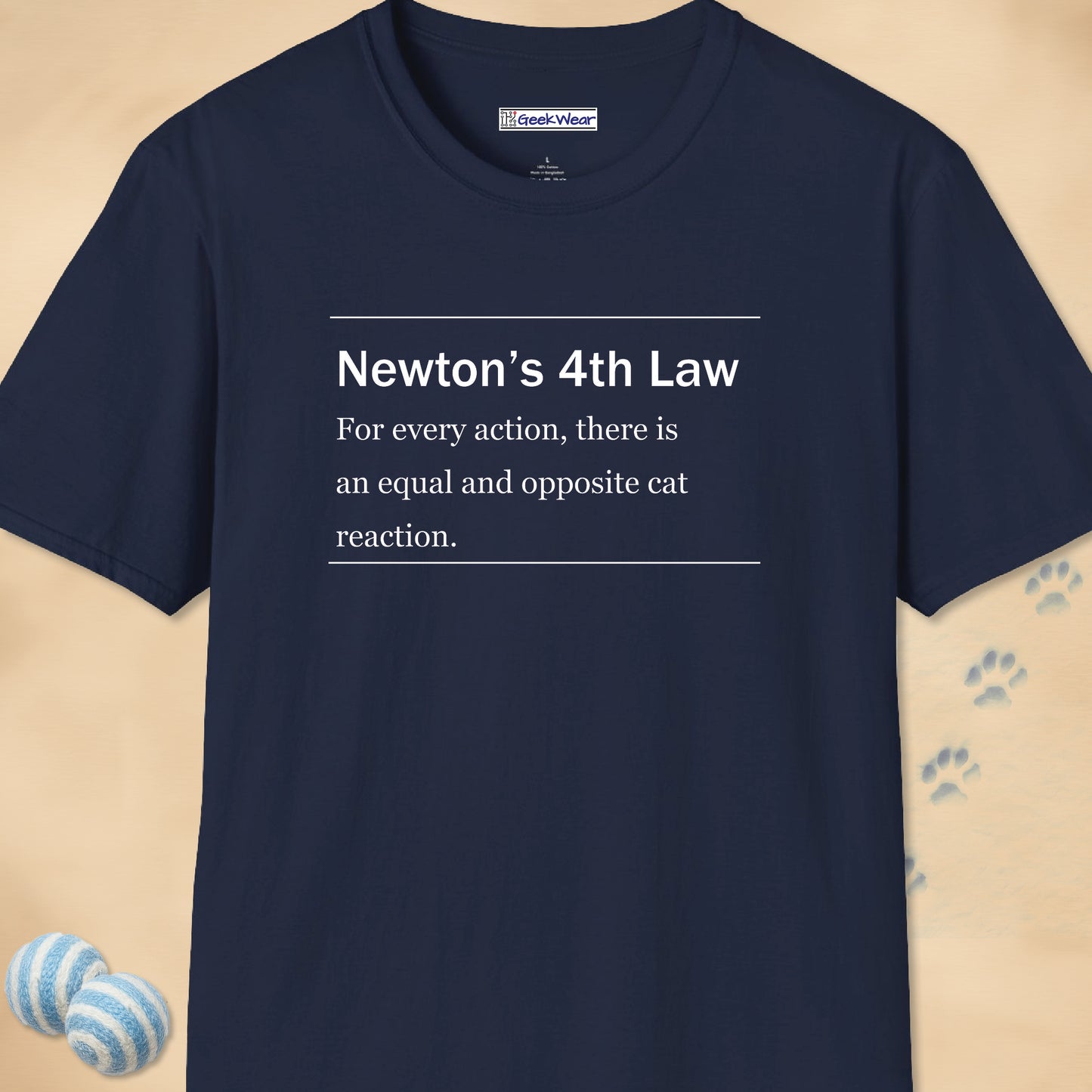GeekWear Cat Definitions Newton T-Shirt